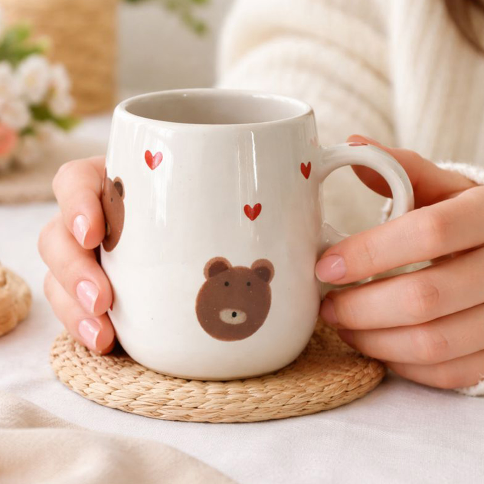 Taza Almendra "Ositos" Sin frase