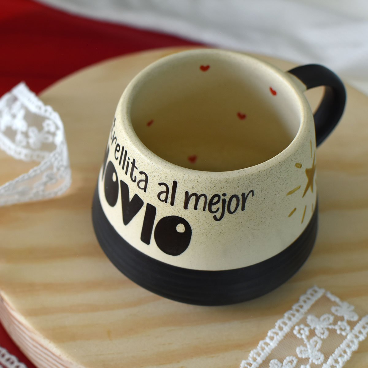 Taza Aurora "Estrellita al mejor novio"