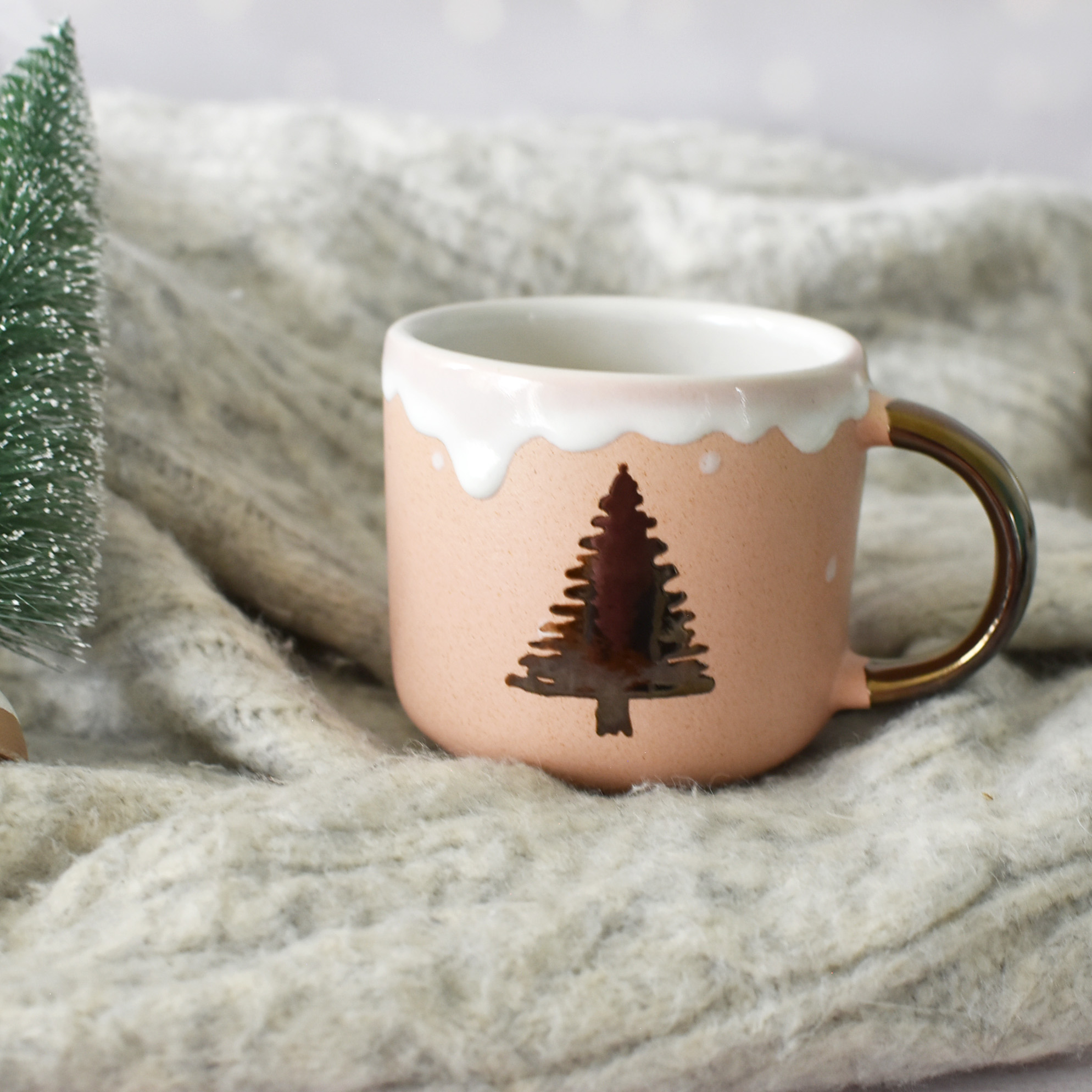 Taza Bohemia Rosa "Arbolito"