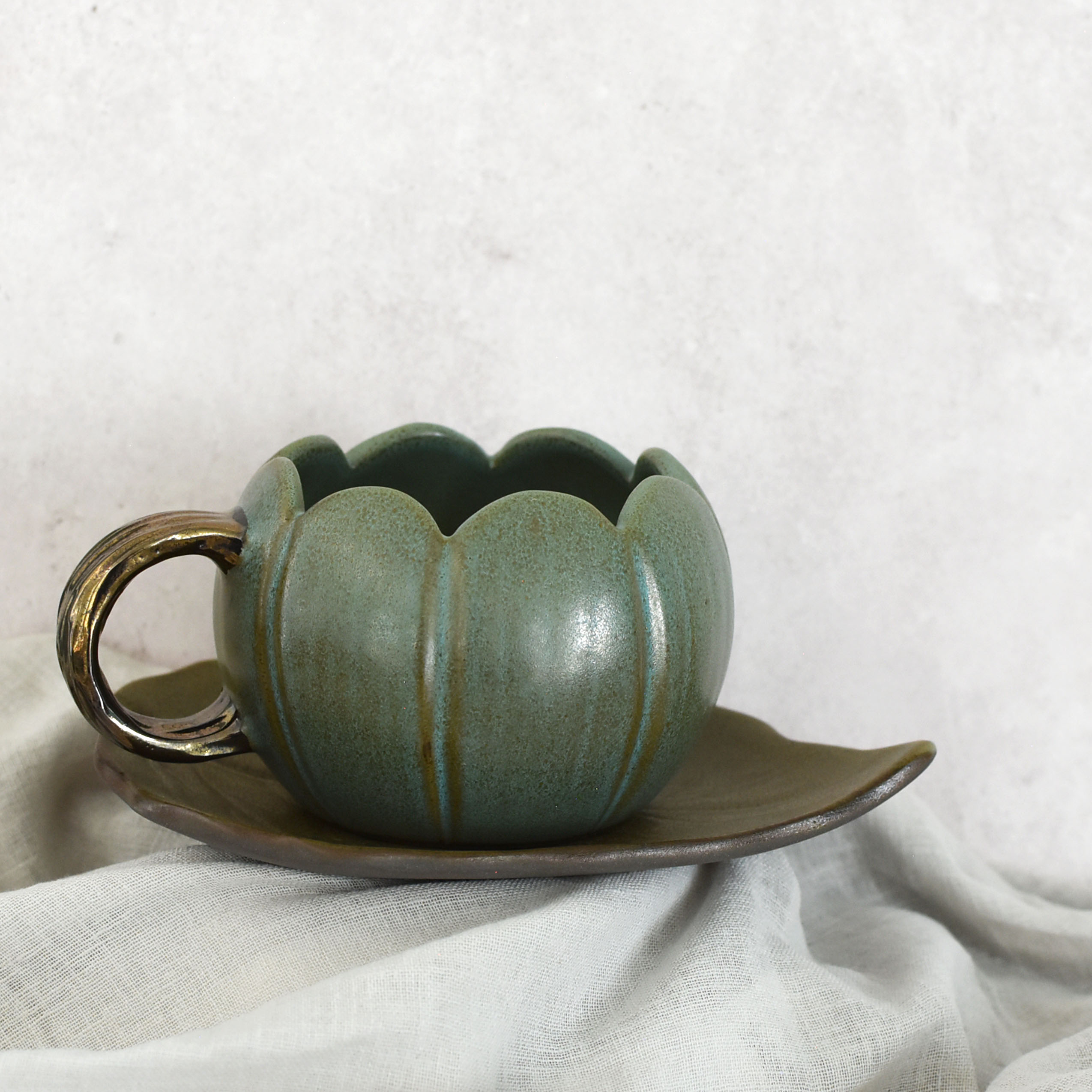 Taza Calabaza Azul