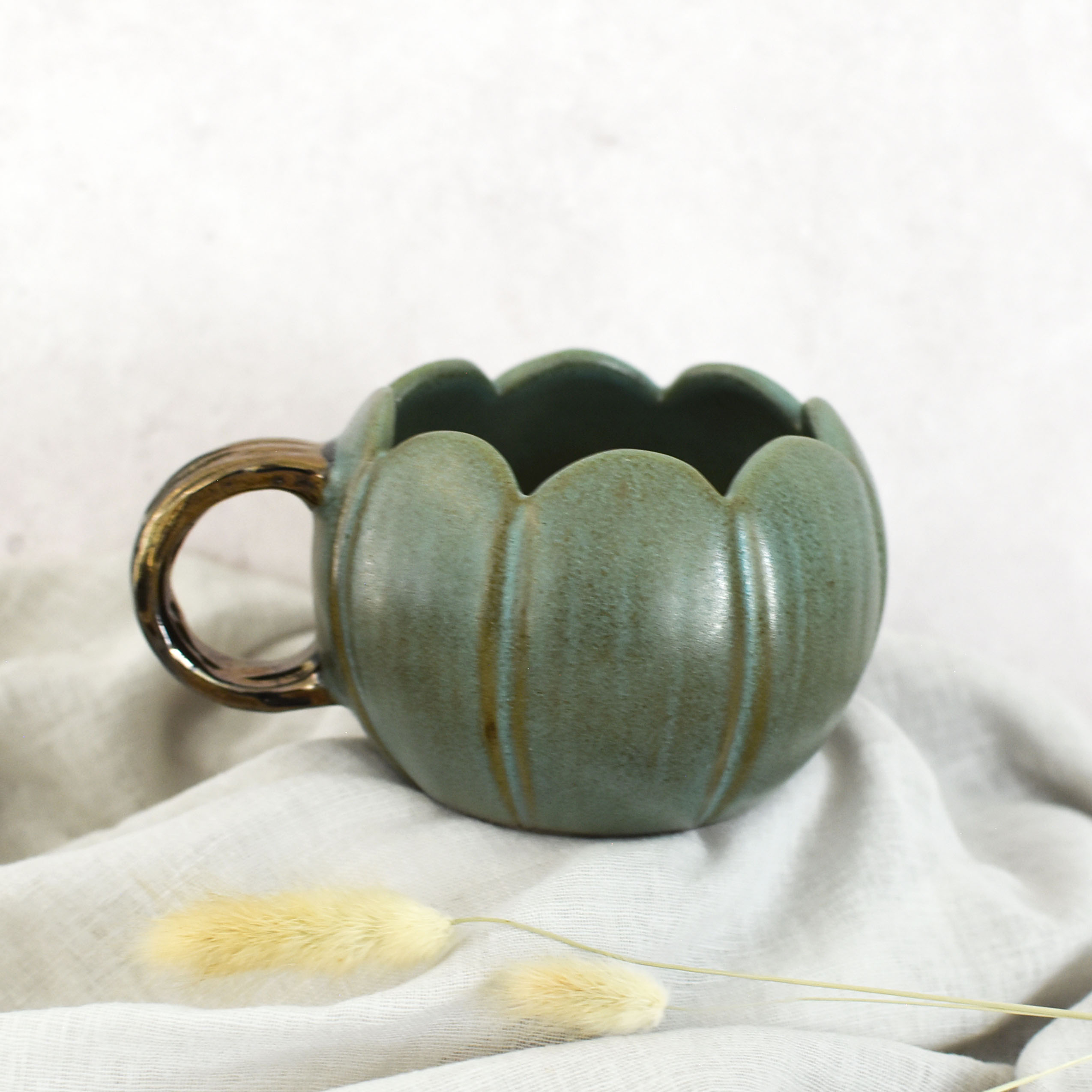 Taza Calabaza Azul