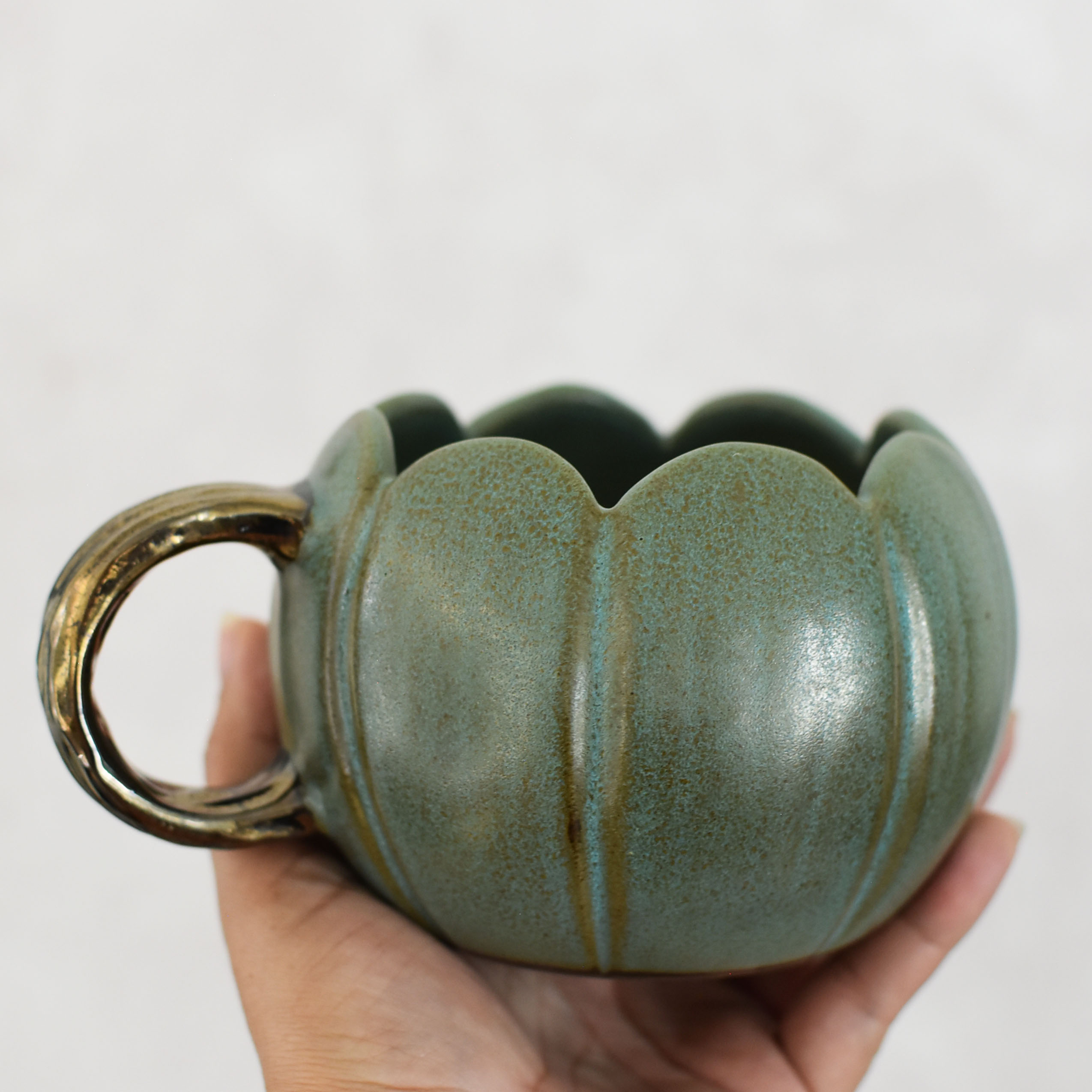 Taza Calabaza Azul