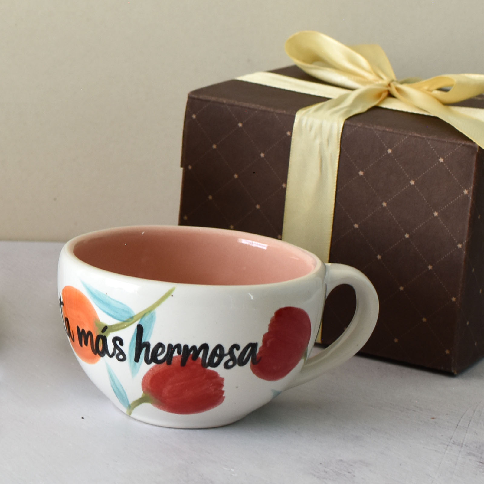 Taza Latte "La abuelita más hermosa"