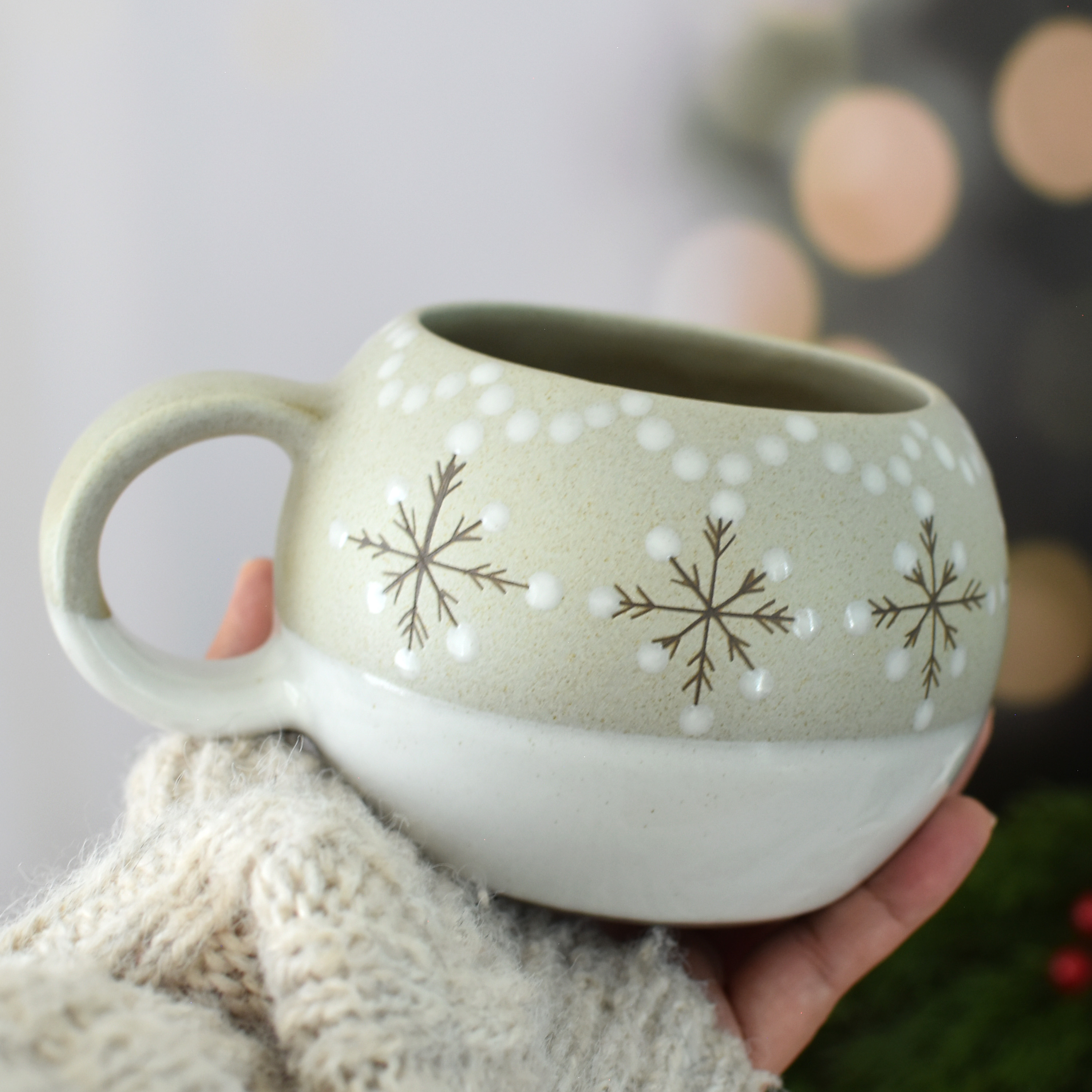 Taza Luna "Felices Fiestas"