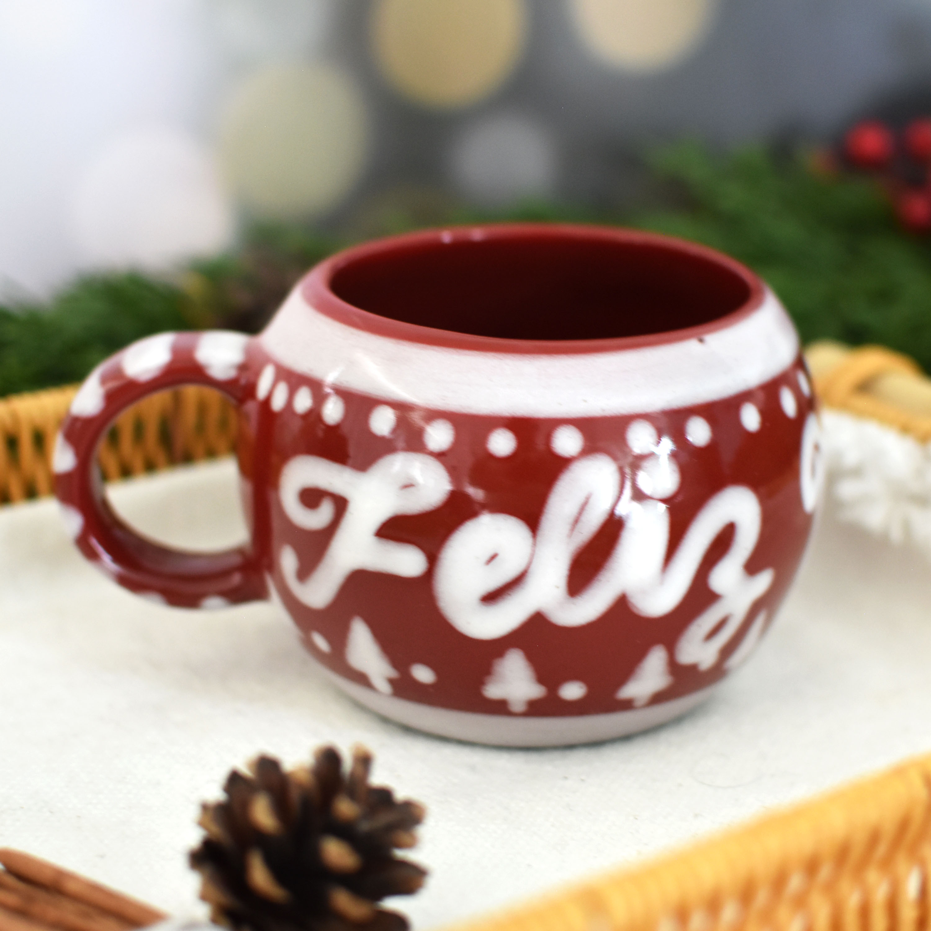 Taza Luna "Feliz Navidad"