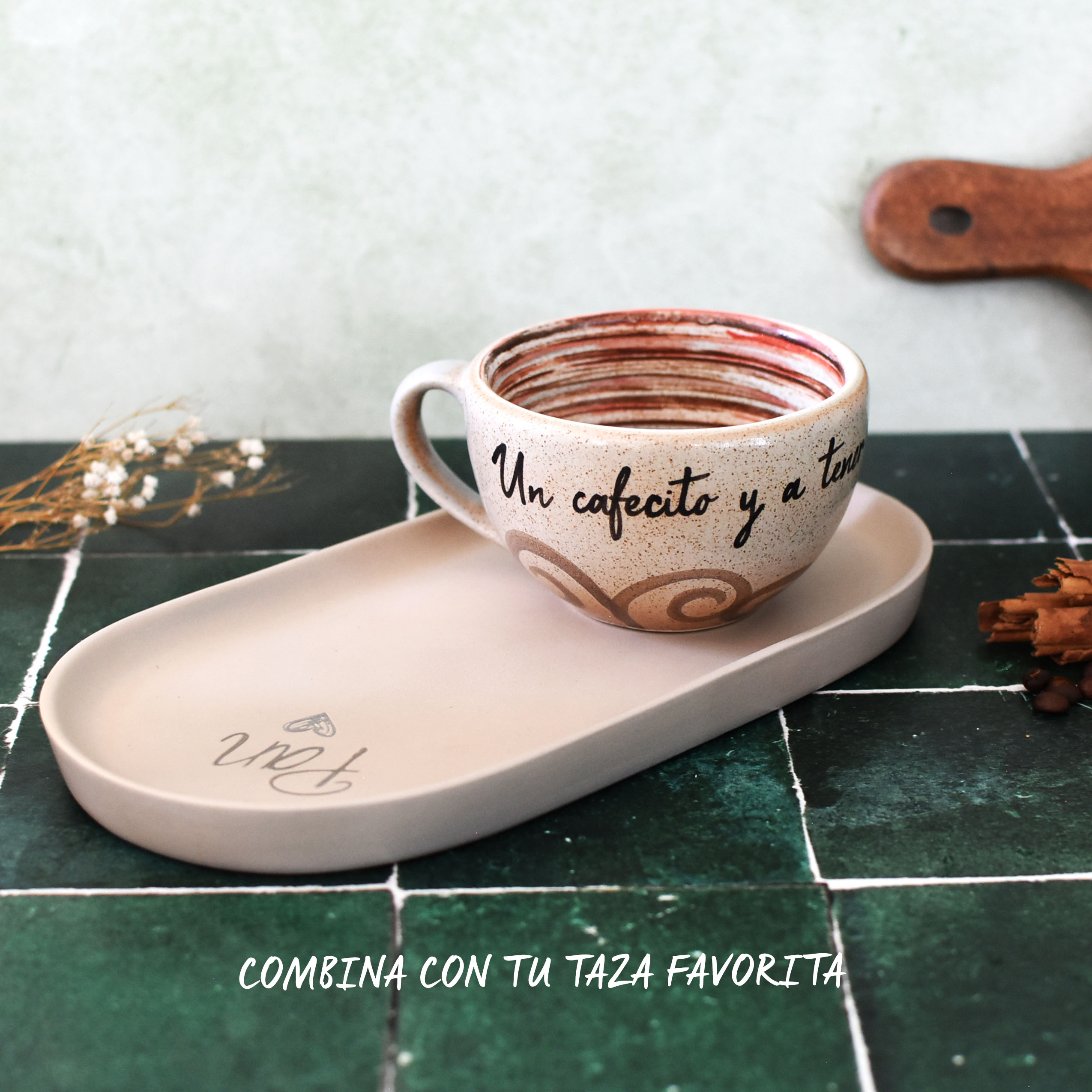 Plato ovalado Beige "Pan"