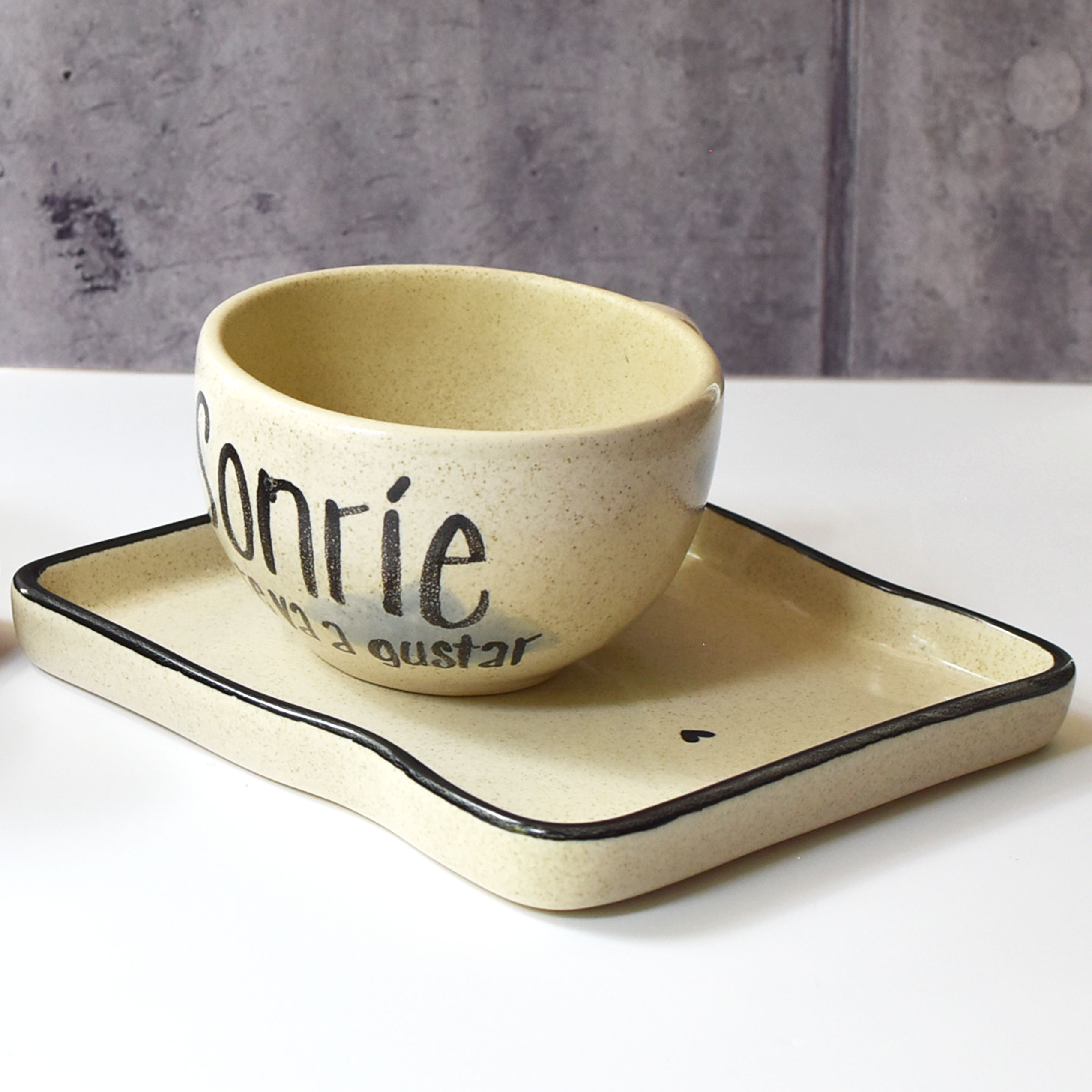 Plato Rebanada de Pan Blanco pecas