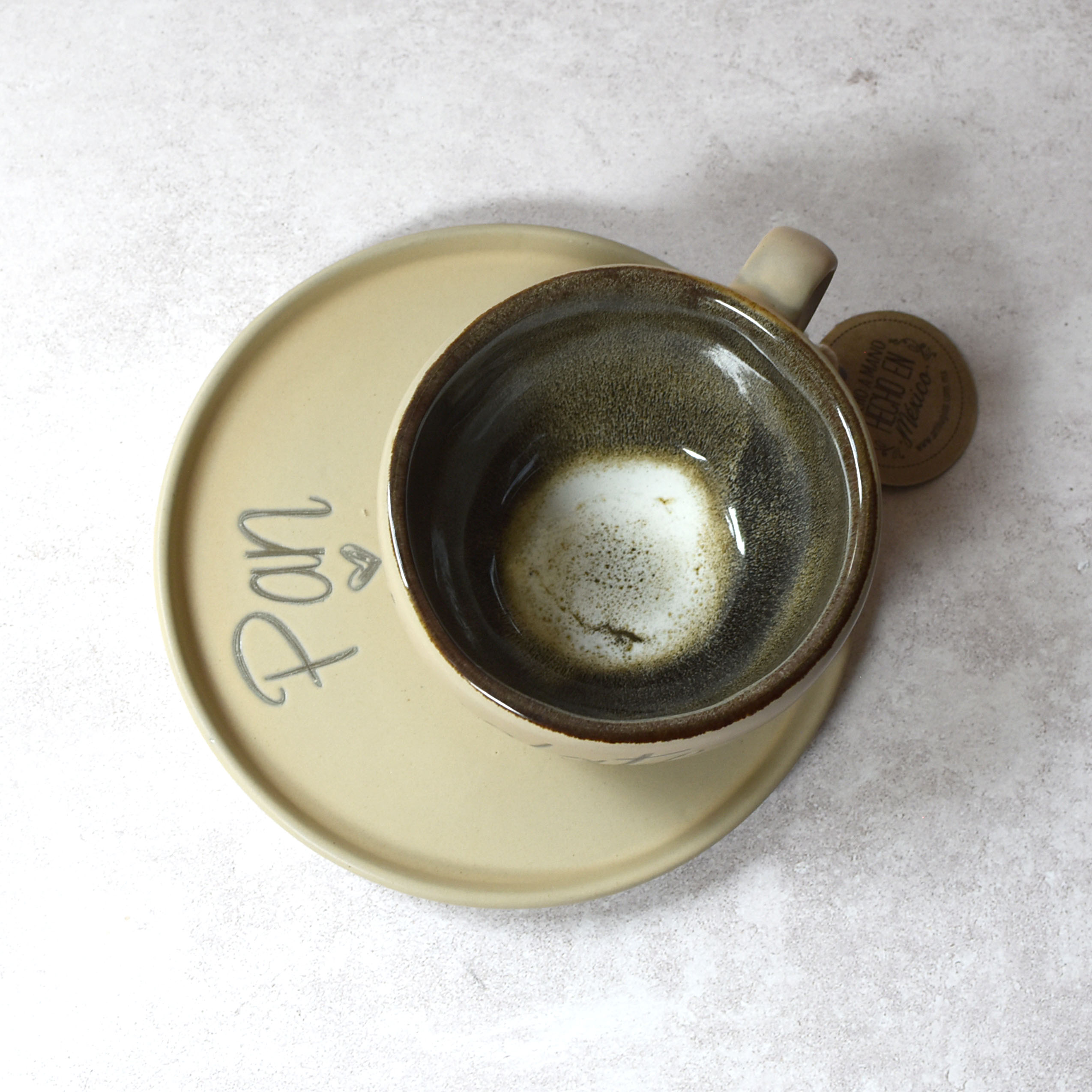 Plato redondo "Pan" Beige