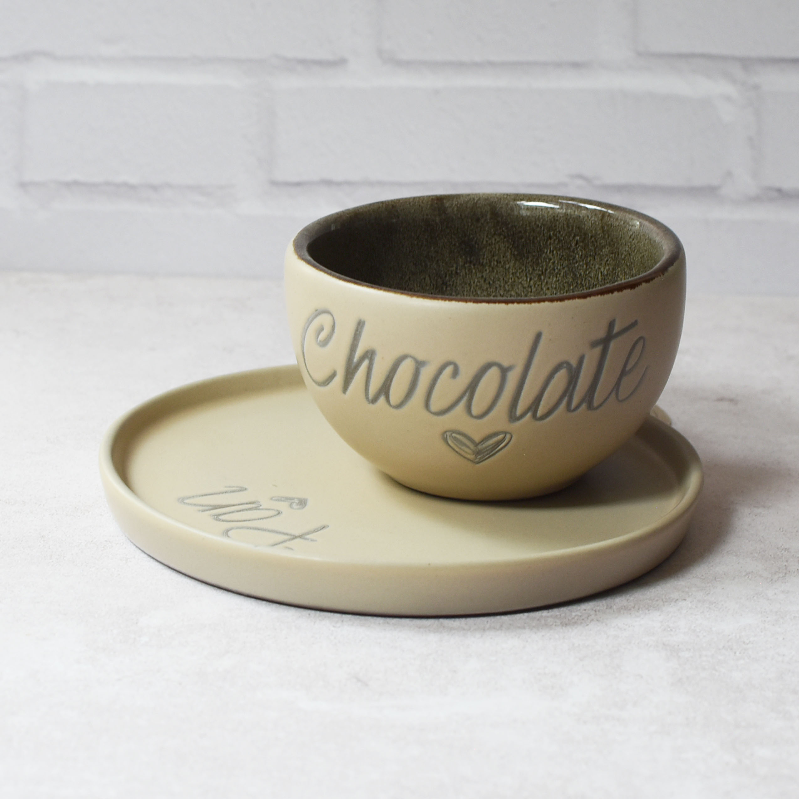 Plato redondo "Pan" Beige