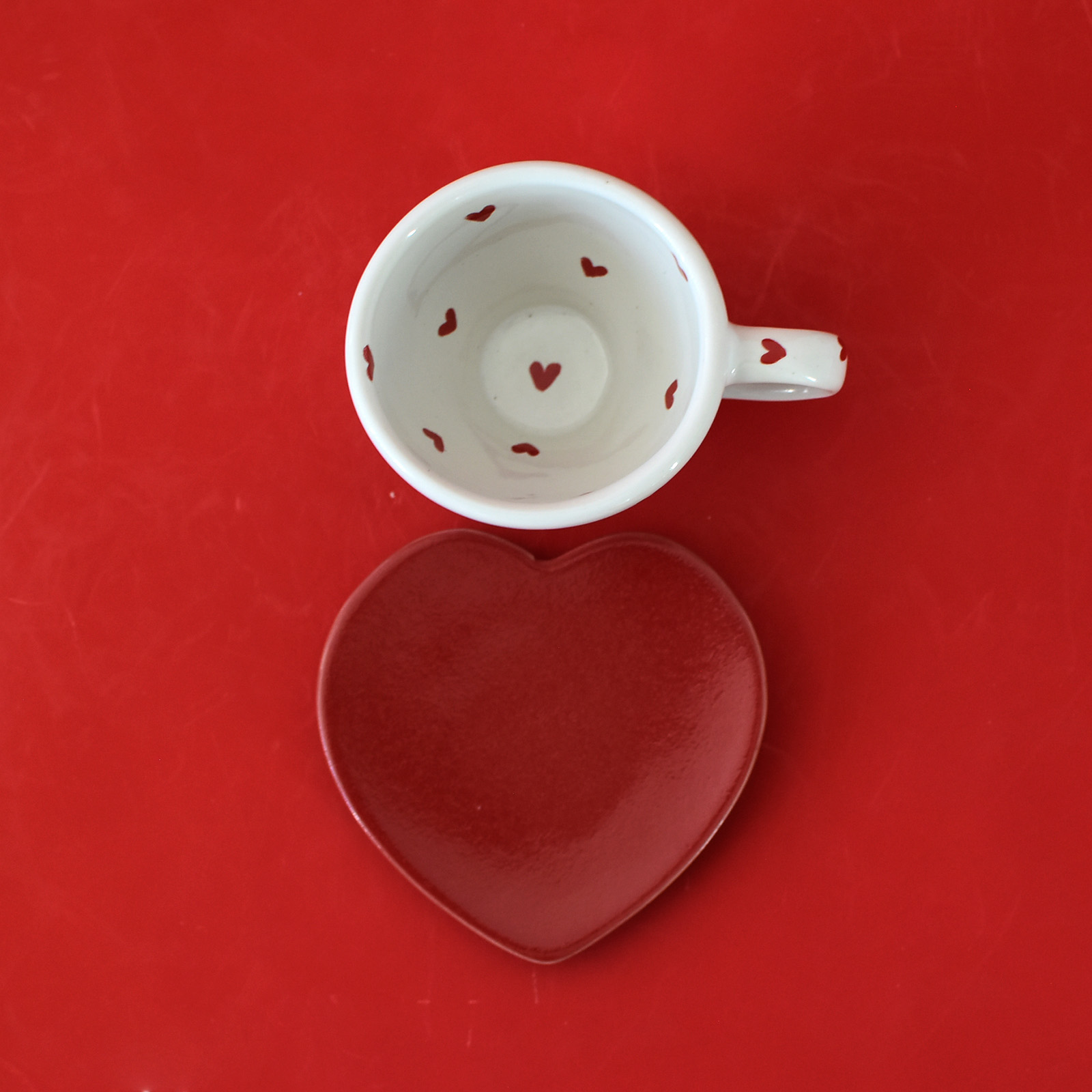 Set Copita "Corazones rojos"