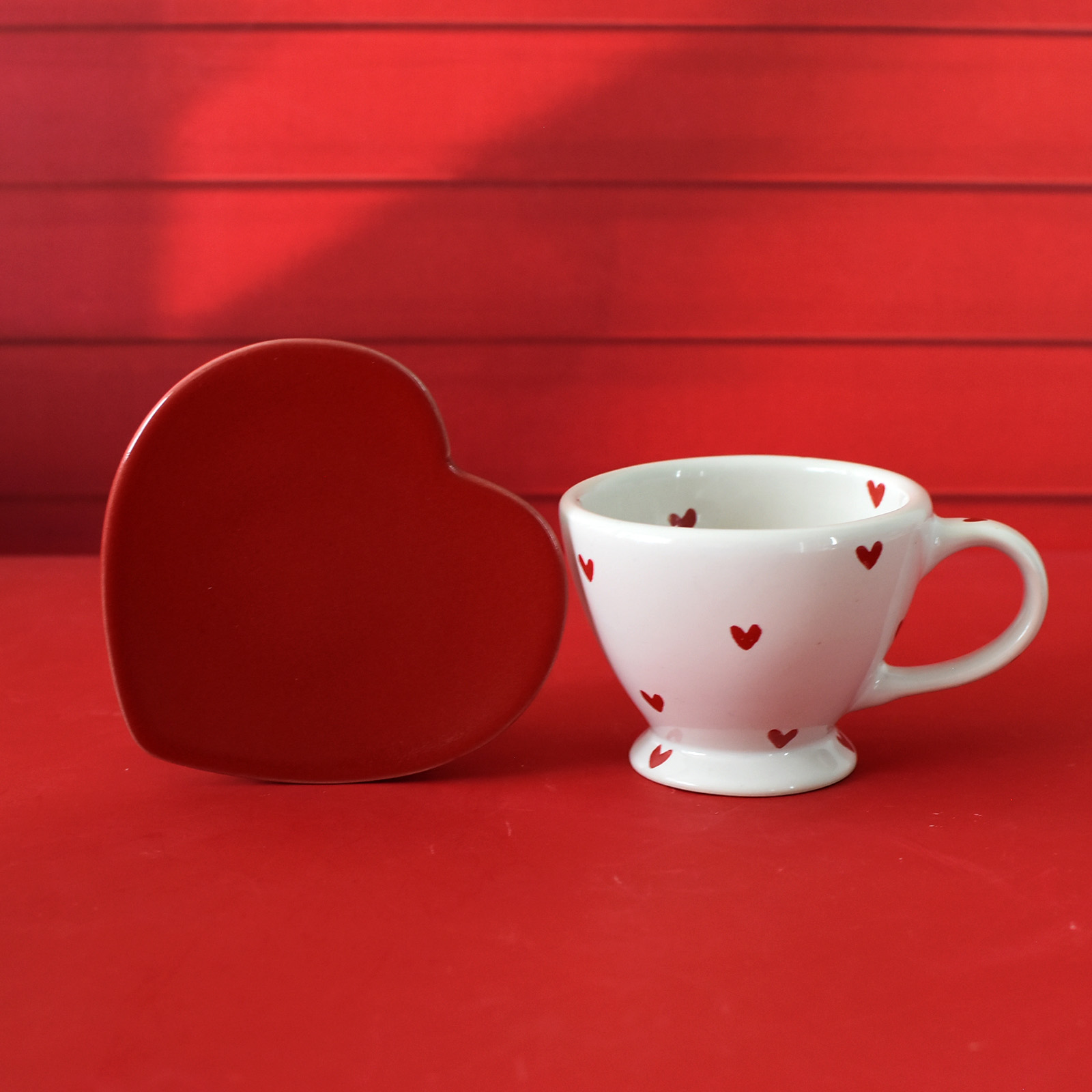 Set Copita "Corazones rojos"