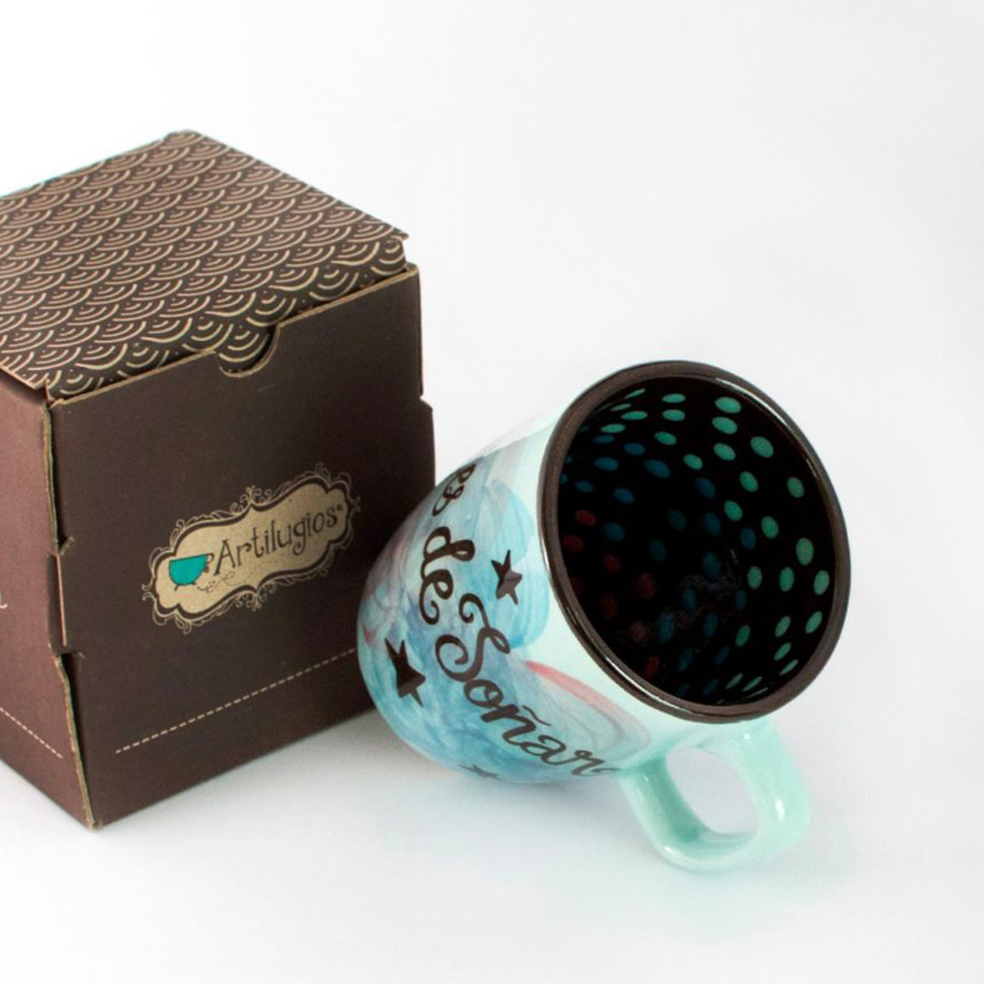 Taza Capuchino "Nunca dejes de soñar"