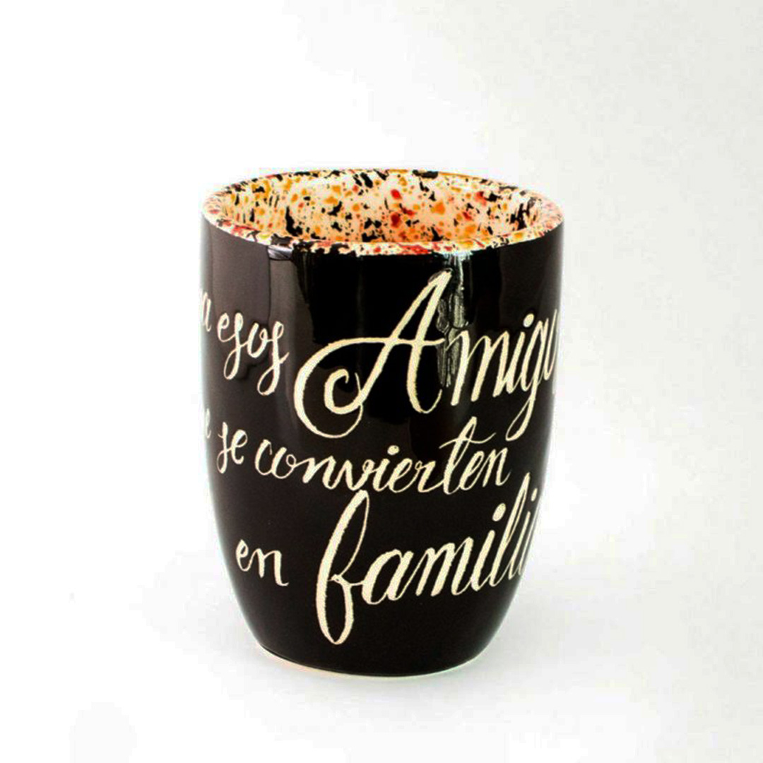 Taza Capuchino "Para esos amigos que se convierten en familia"