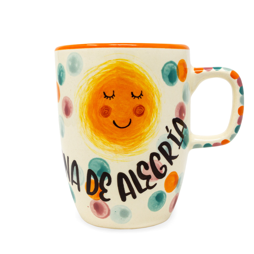 Taza Capuchino "Que cada día tu taza esté llena de alegría"