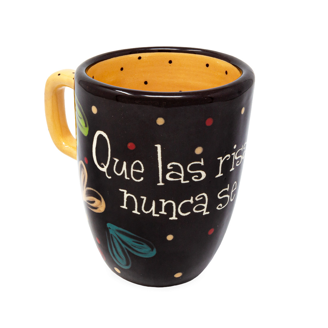 Taza Capuchino "Que las risas y el café nunca se acaben"
