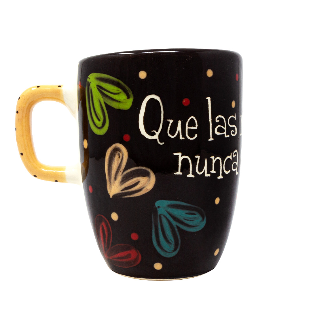 Taza Capuchino "Que las risas y el café nunca se acaben"