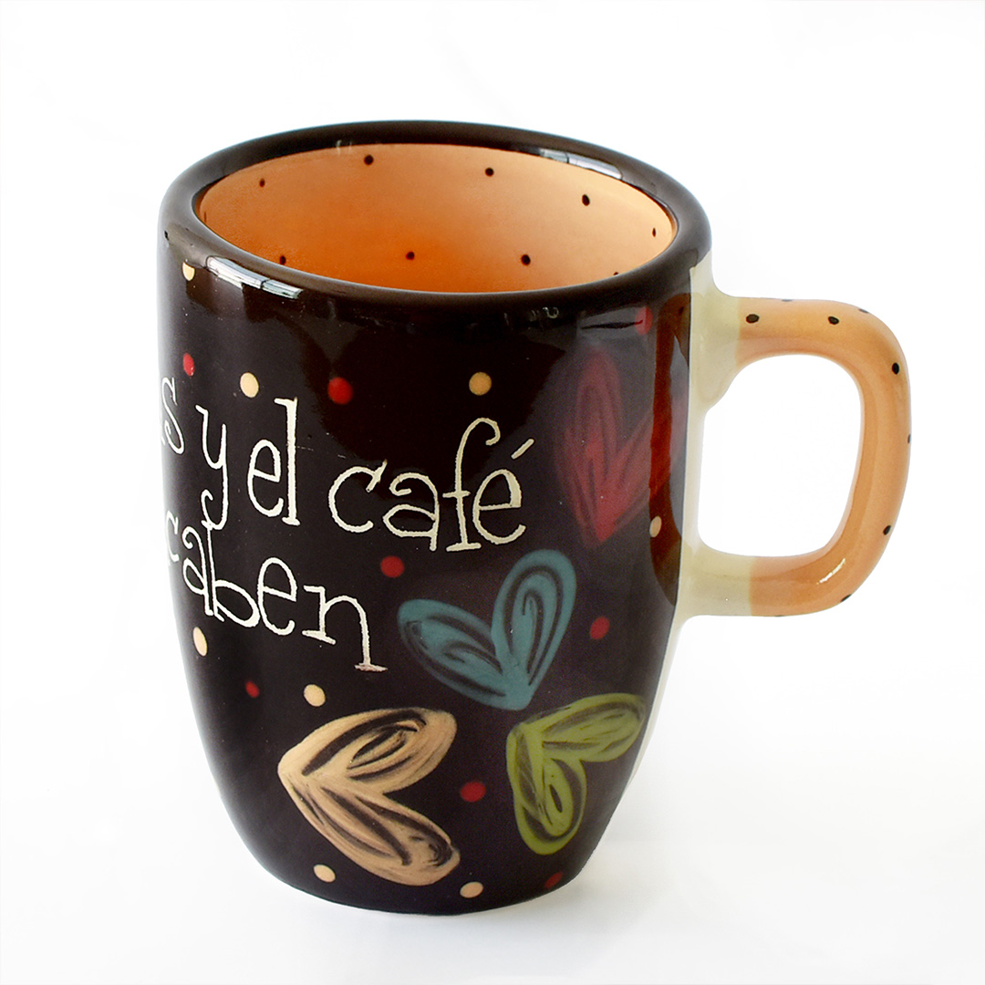 Taza Capuchino "Que las risas y el café nunca se acaben"