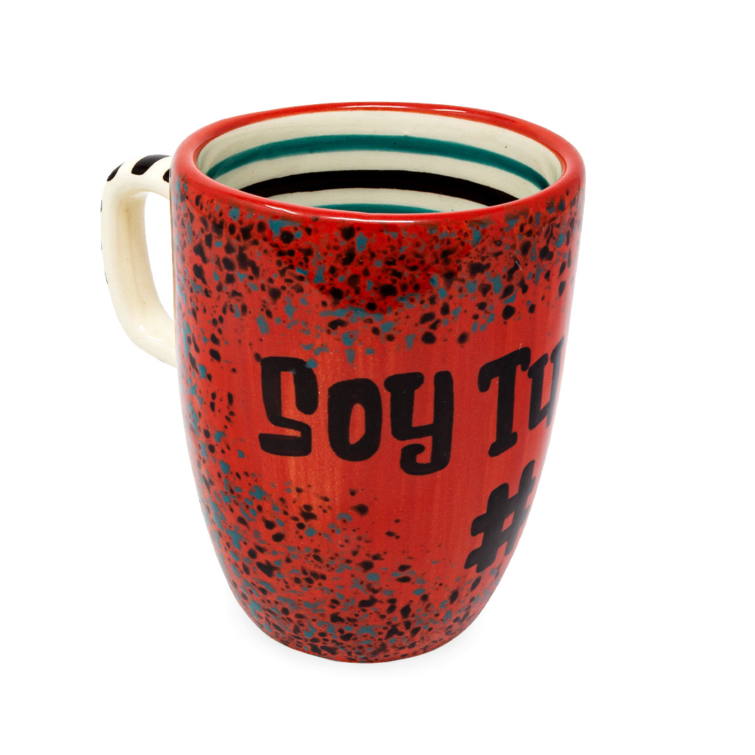Taza Capuchino "Soy tu fan #1"