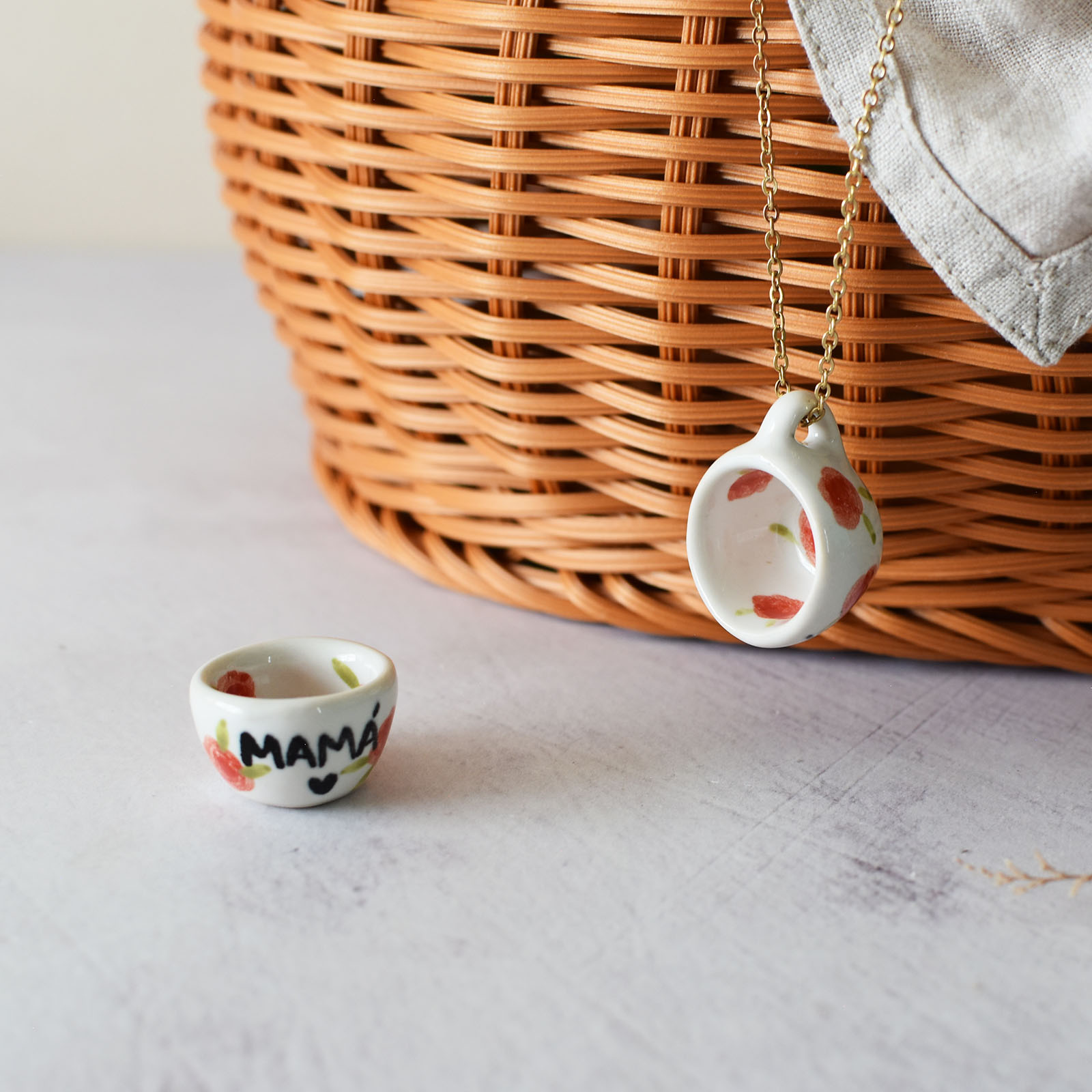 Dije Tacita mini "Mamá ♡"