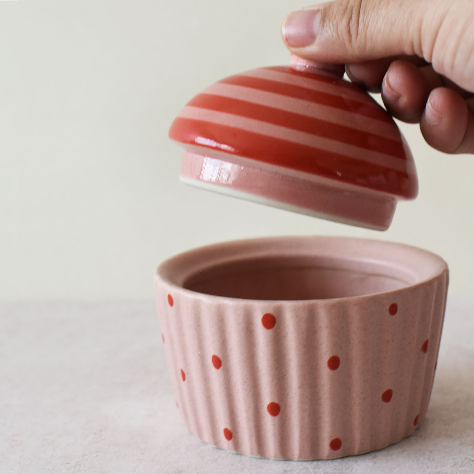 Panquecito Caramelo-Rojo