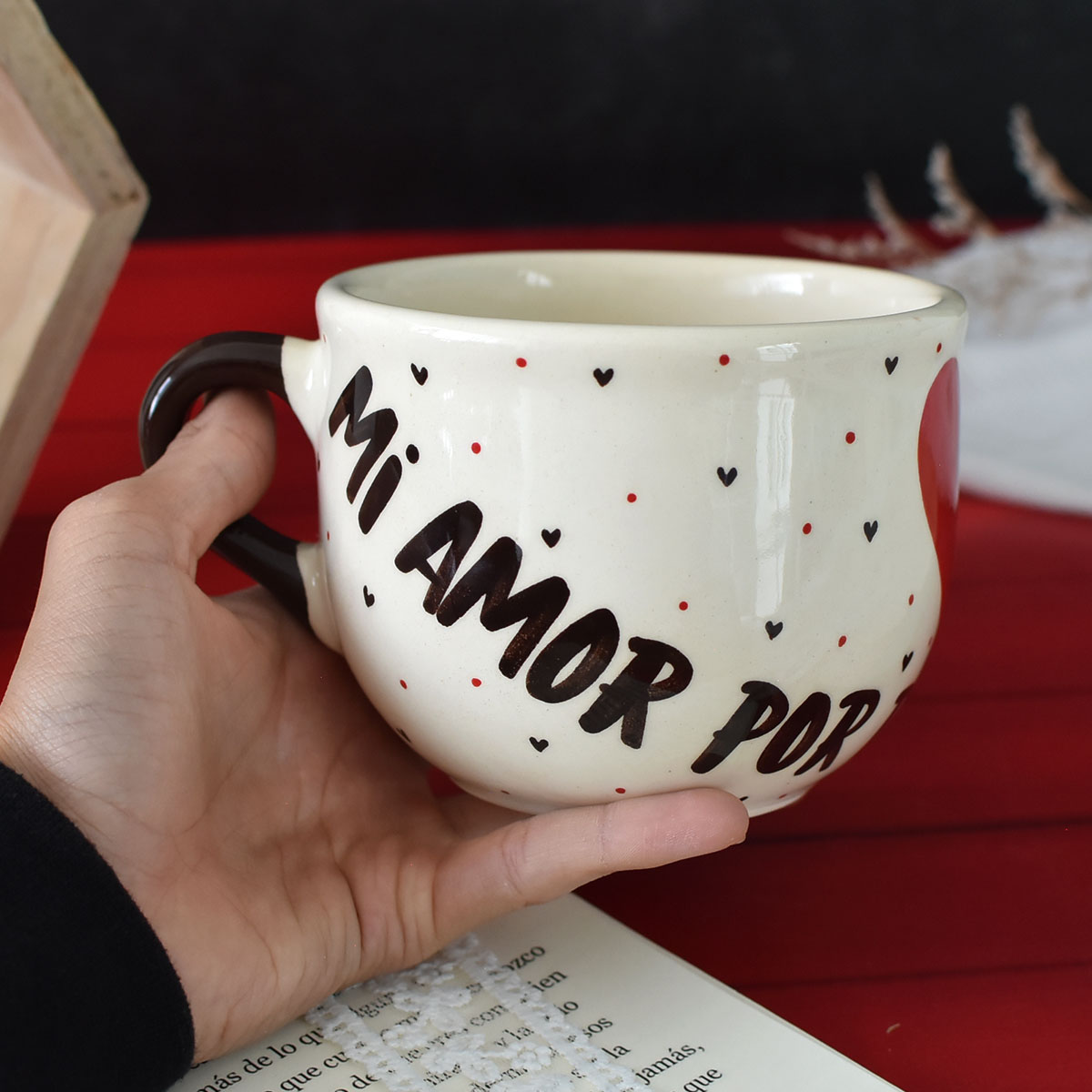 Tazota "Mi amor por ti es tan grande que no cabe en esta taza"