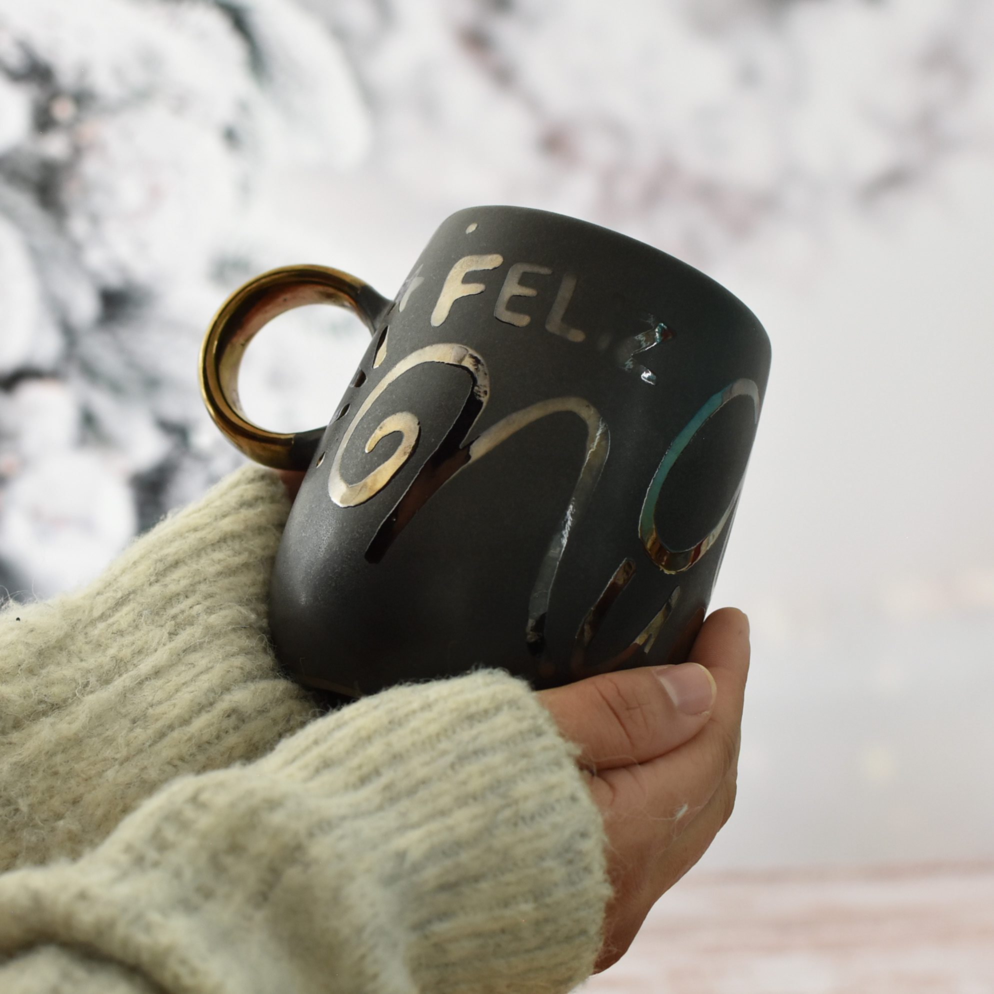 Taza Almendra "Feliz Año Nuevo"