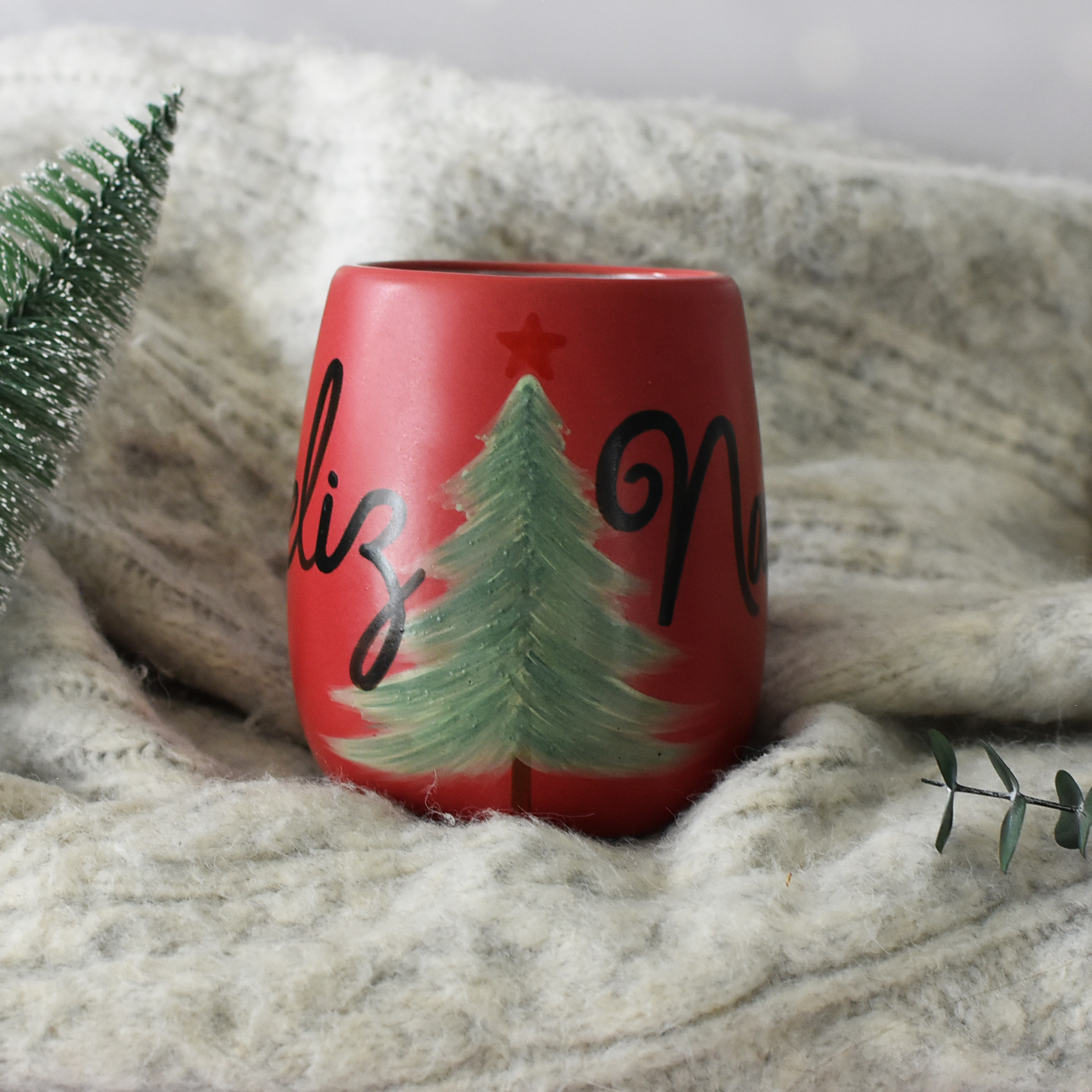 Taza Almendra "Feliz Navidad"