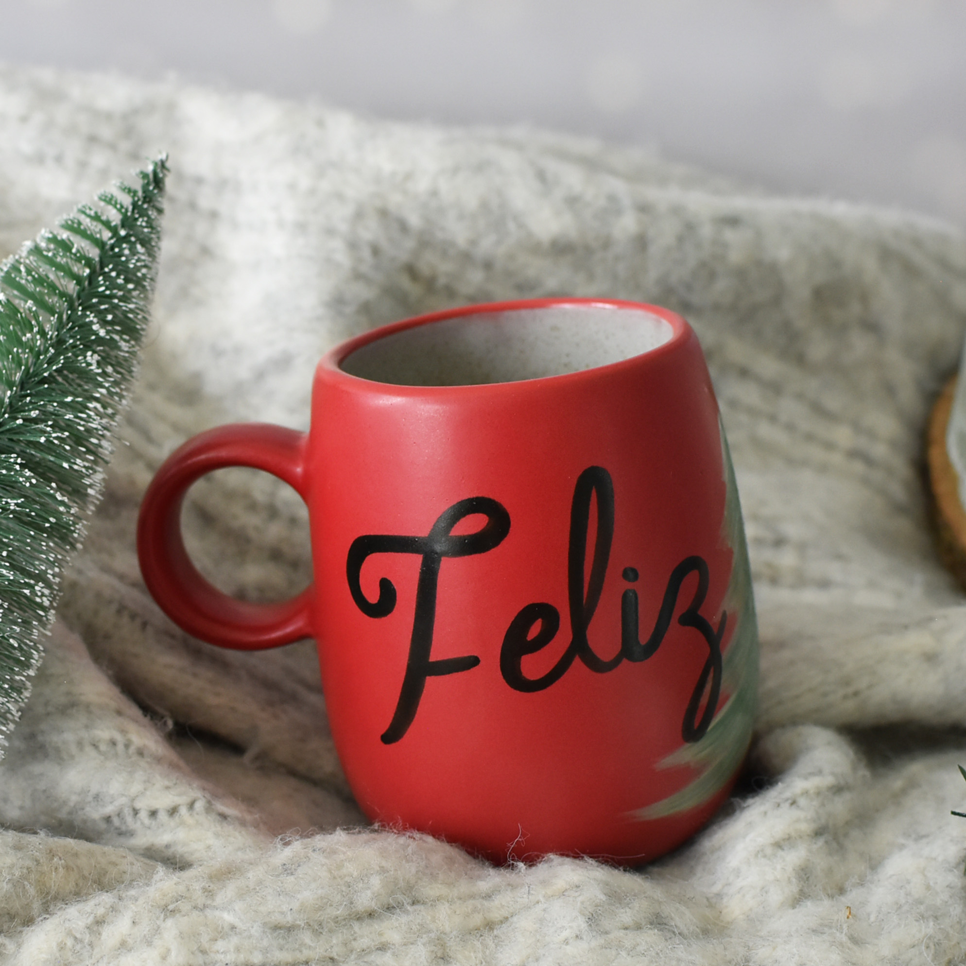 Taza Almendra "Feliz Navidad"