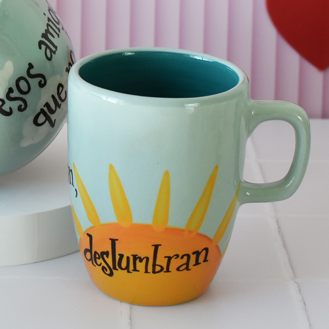 Taza Capuchino Para esos amigos que no brillan, deslumbran