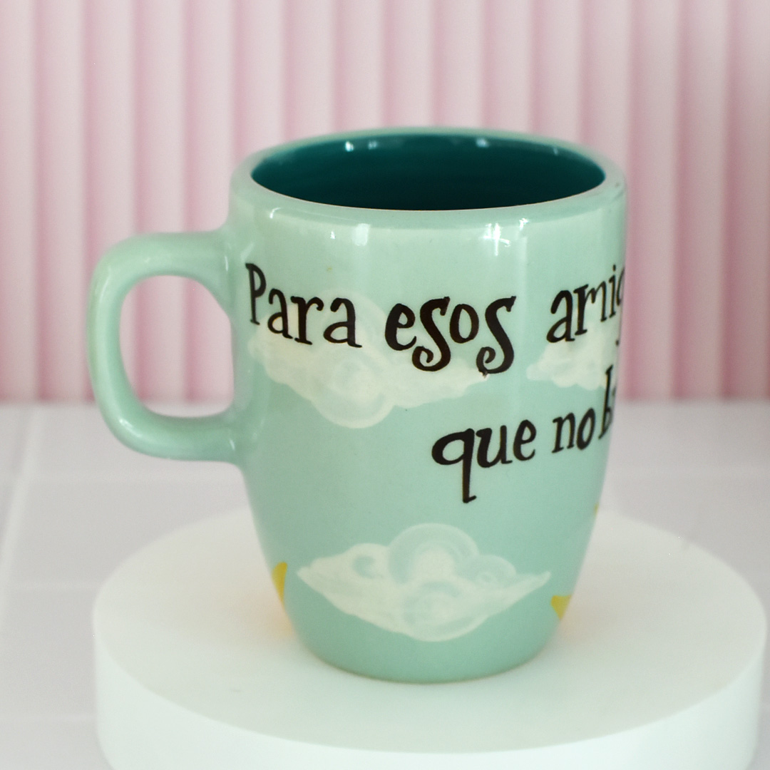 Taza Capuchino Para esos amigos que no brillan, deslumbran