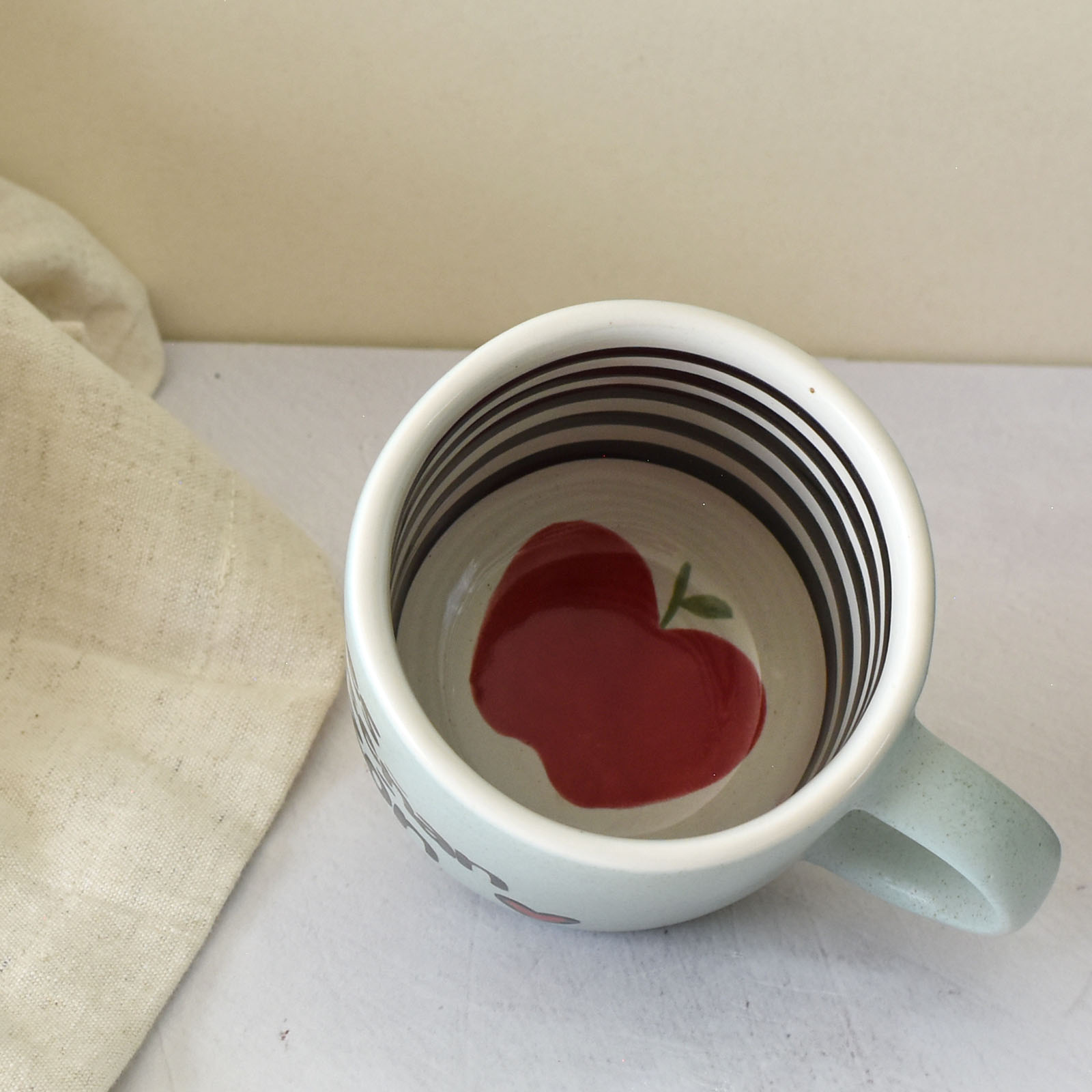 Taza Bohemia "Los mejores maestros enseñan con el corazón"