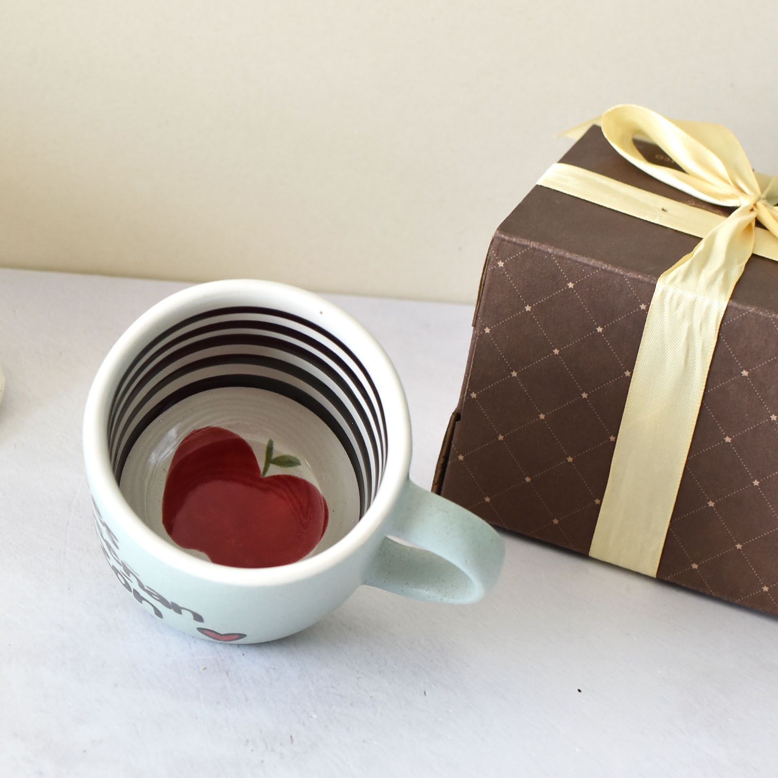 Taza Bohemia "Los mejores maestros enseñan con el corazón"