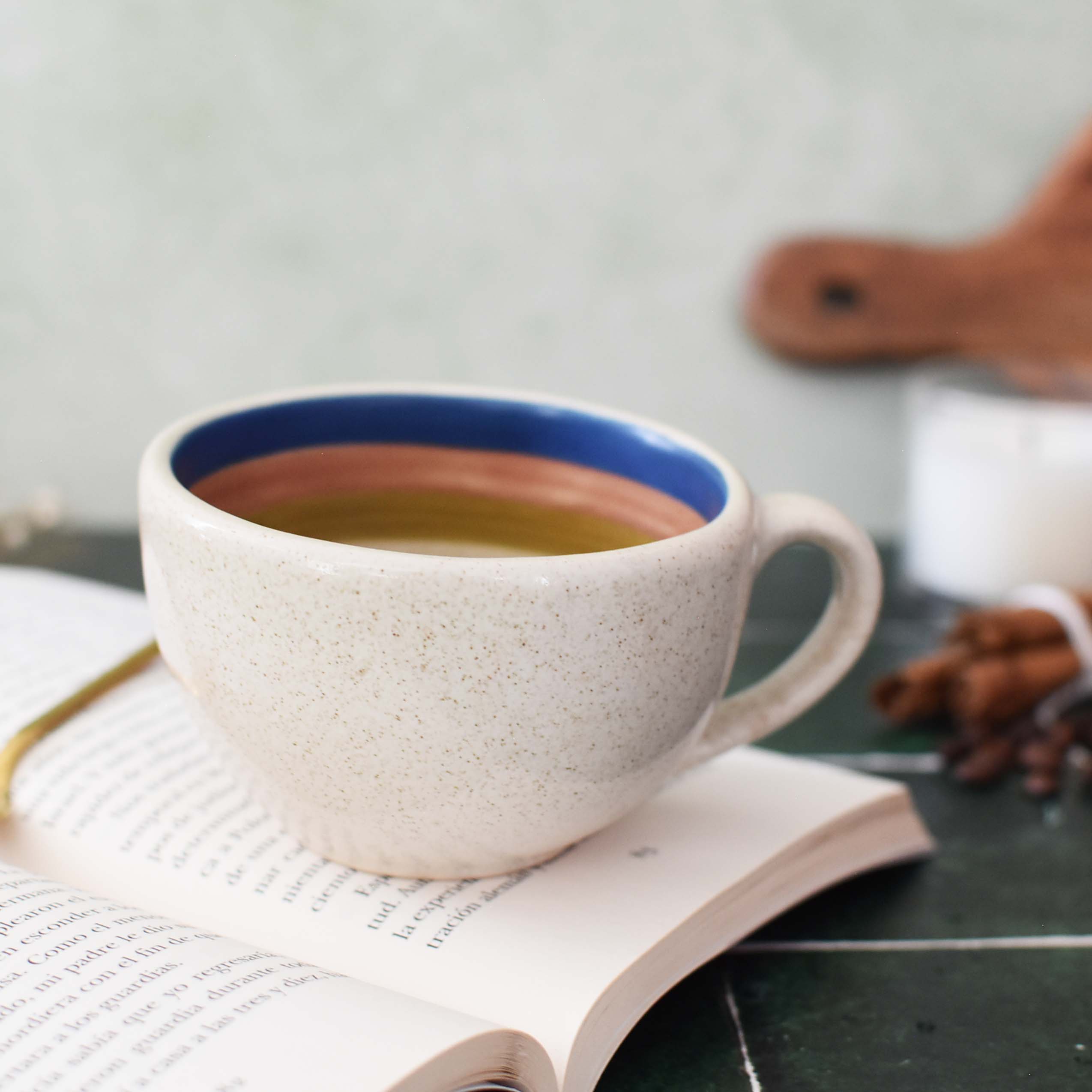 Taza Latte "Más café por favor"