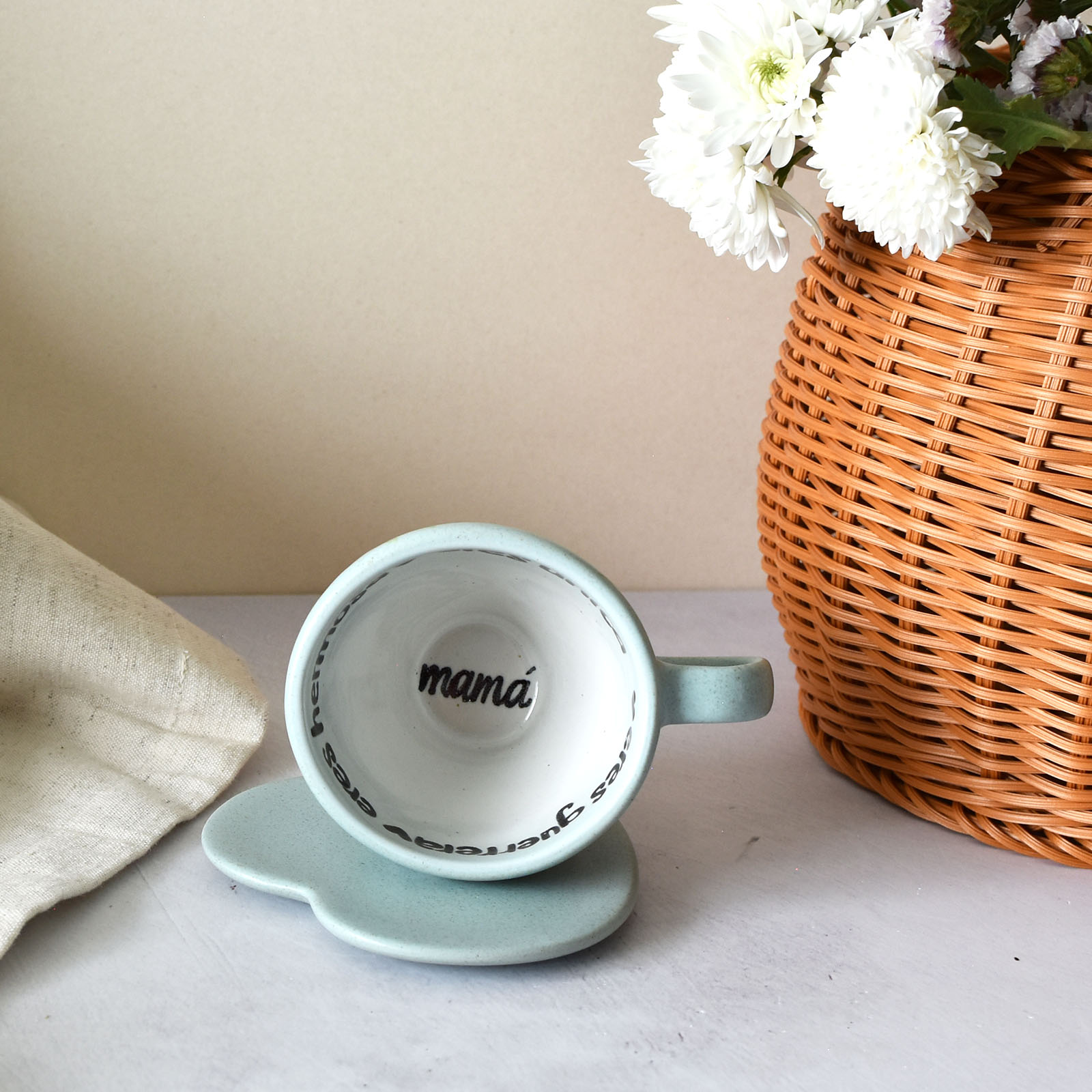 Set Copita "Eres guerrera - eres hermosa - eres única - Mamá"