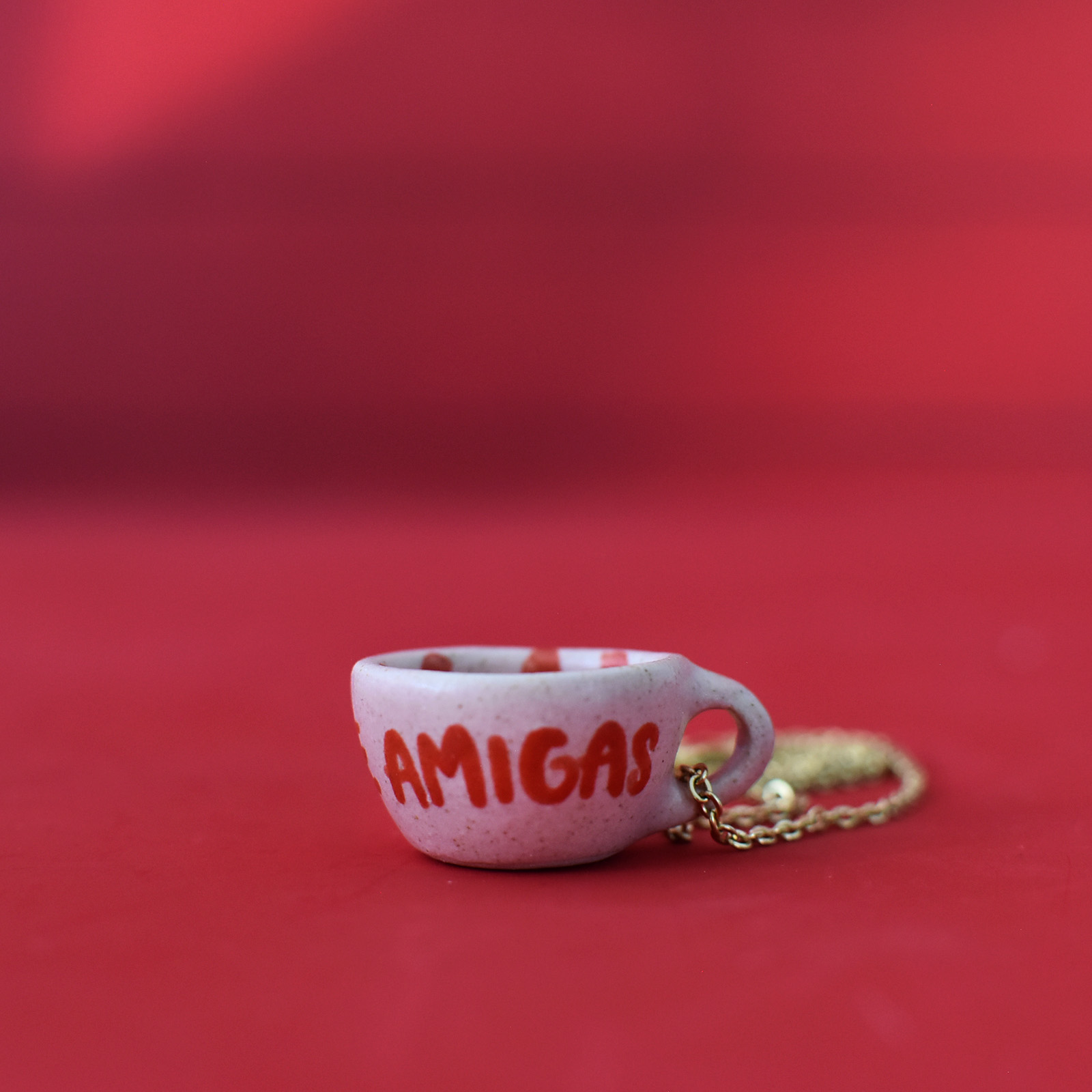 Dije Tacita mini "Siempre amigas" 