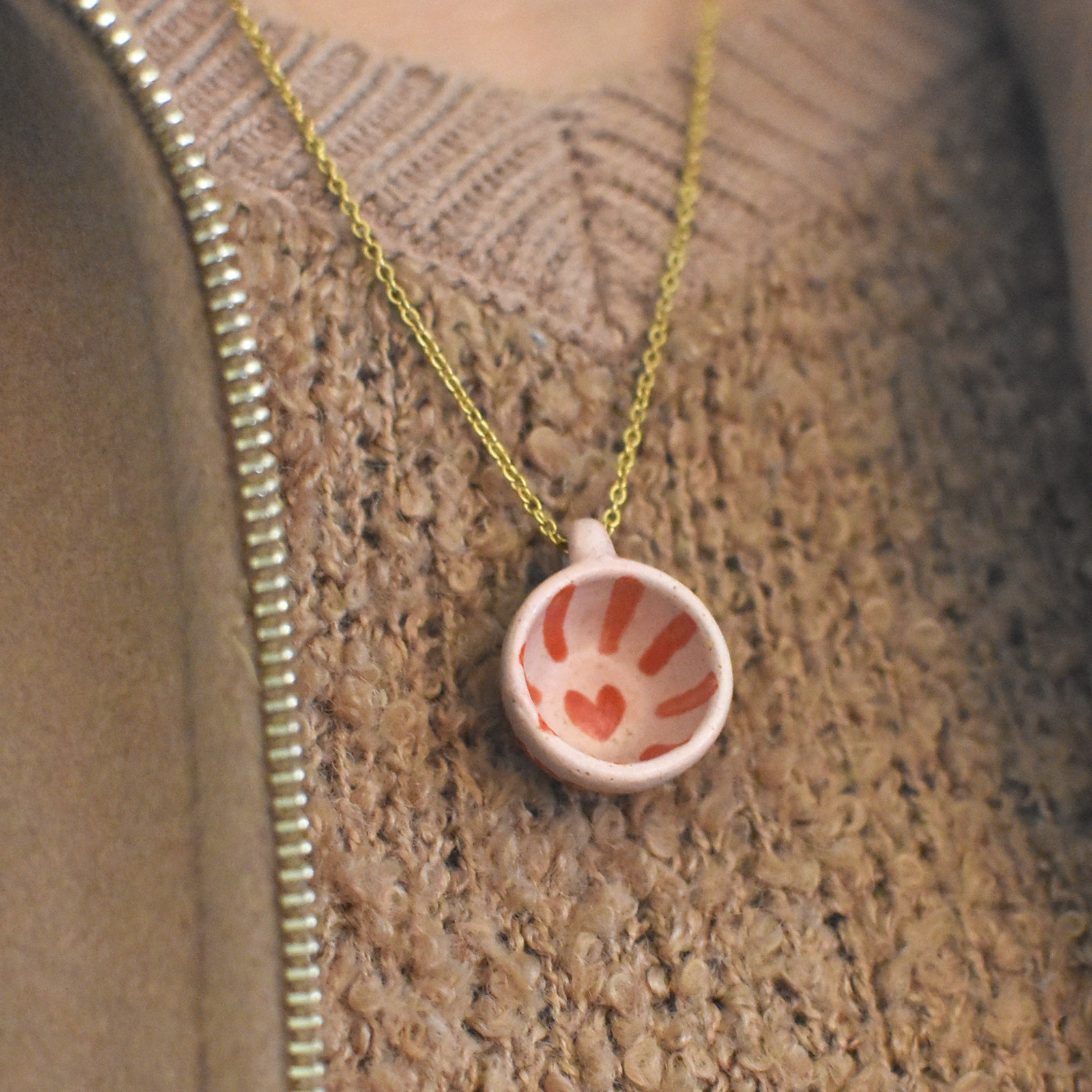 Dije Tacita mini "Siempre amigas" 