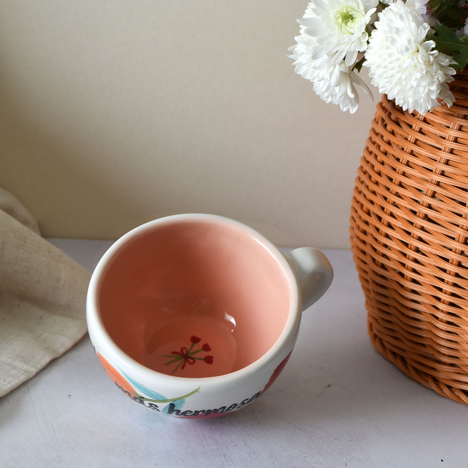 Taza Latte "La abuelita más hermosa"