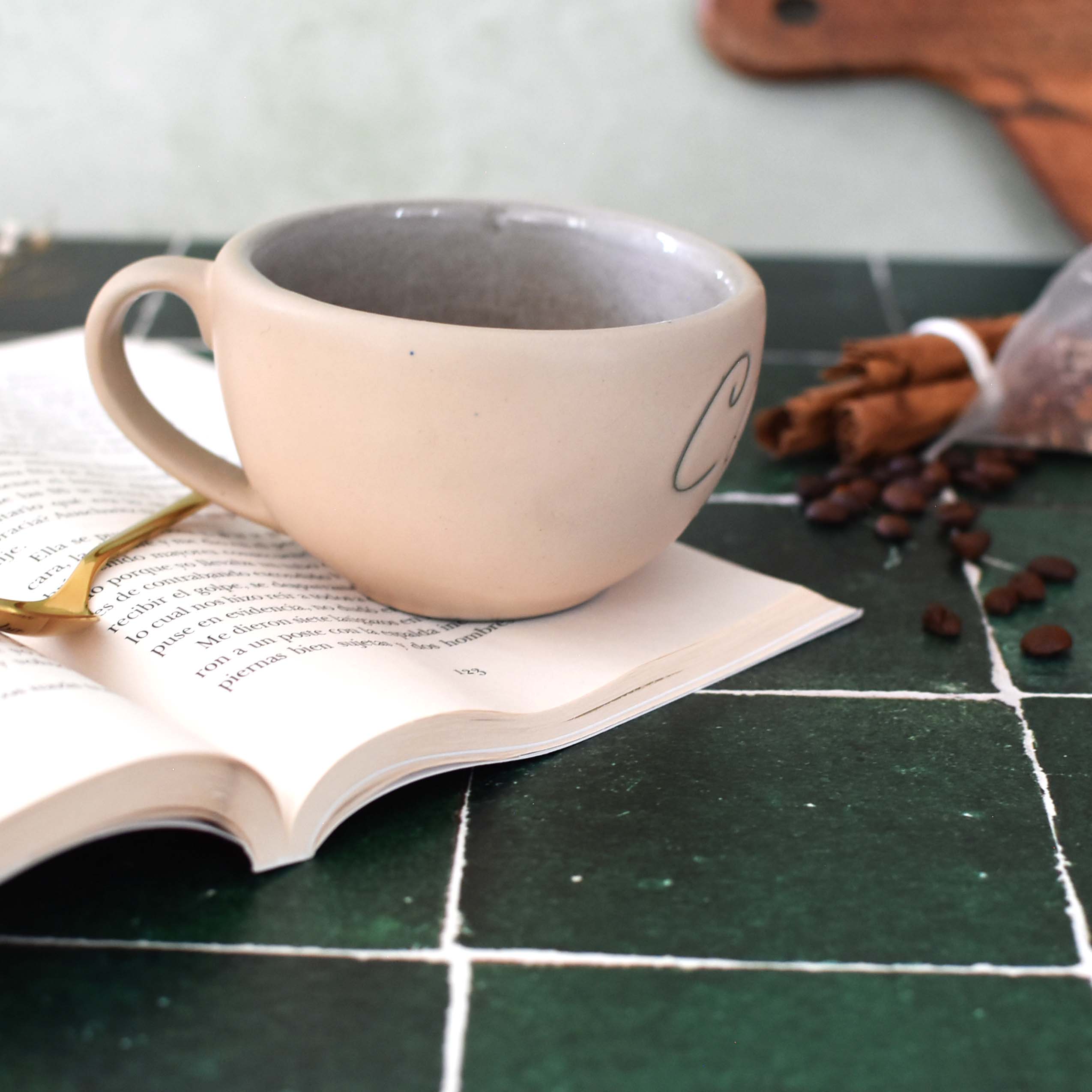 Taza Latte-Beige "Café"