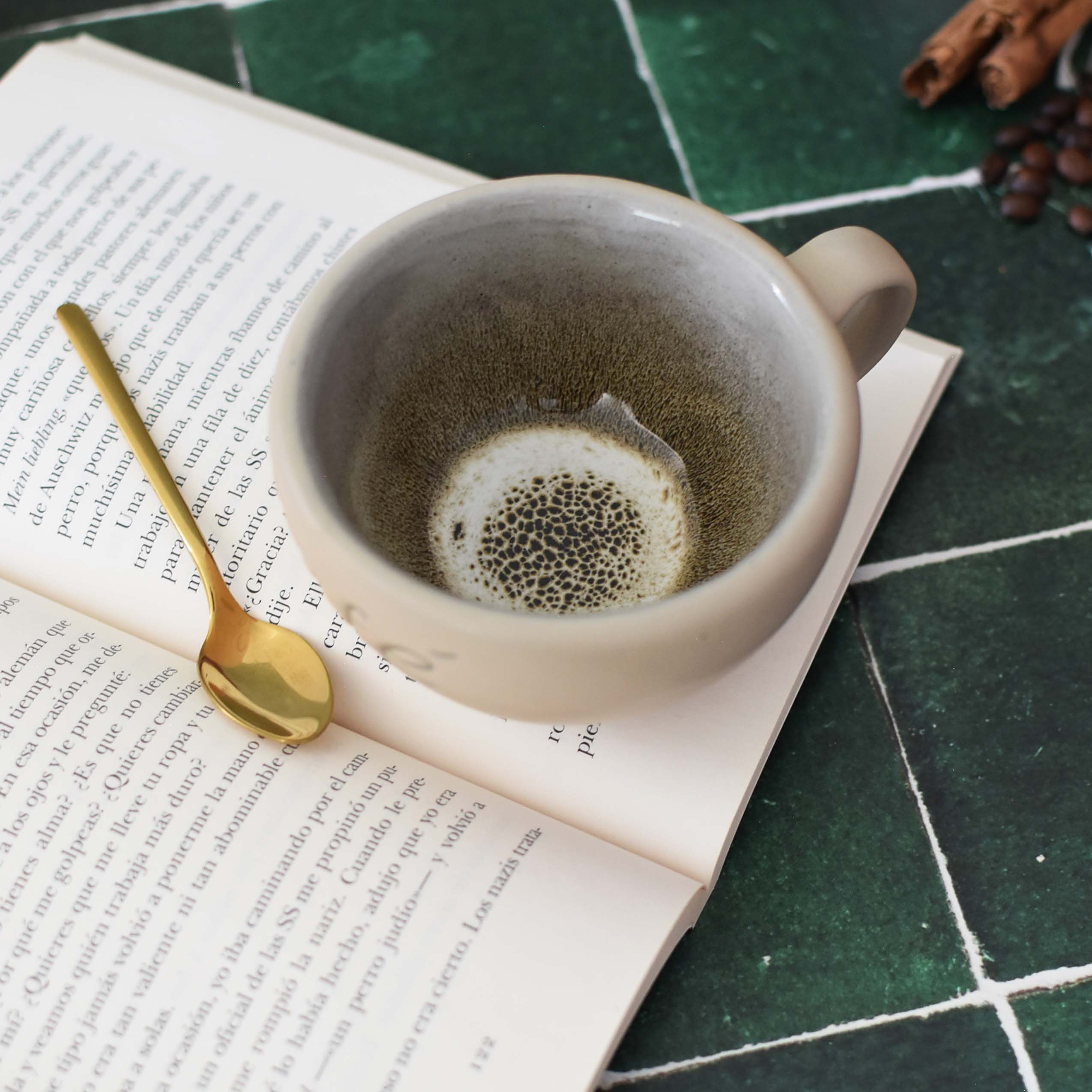 Taza Latte-Beige "Café"