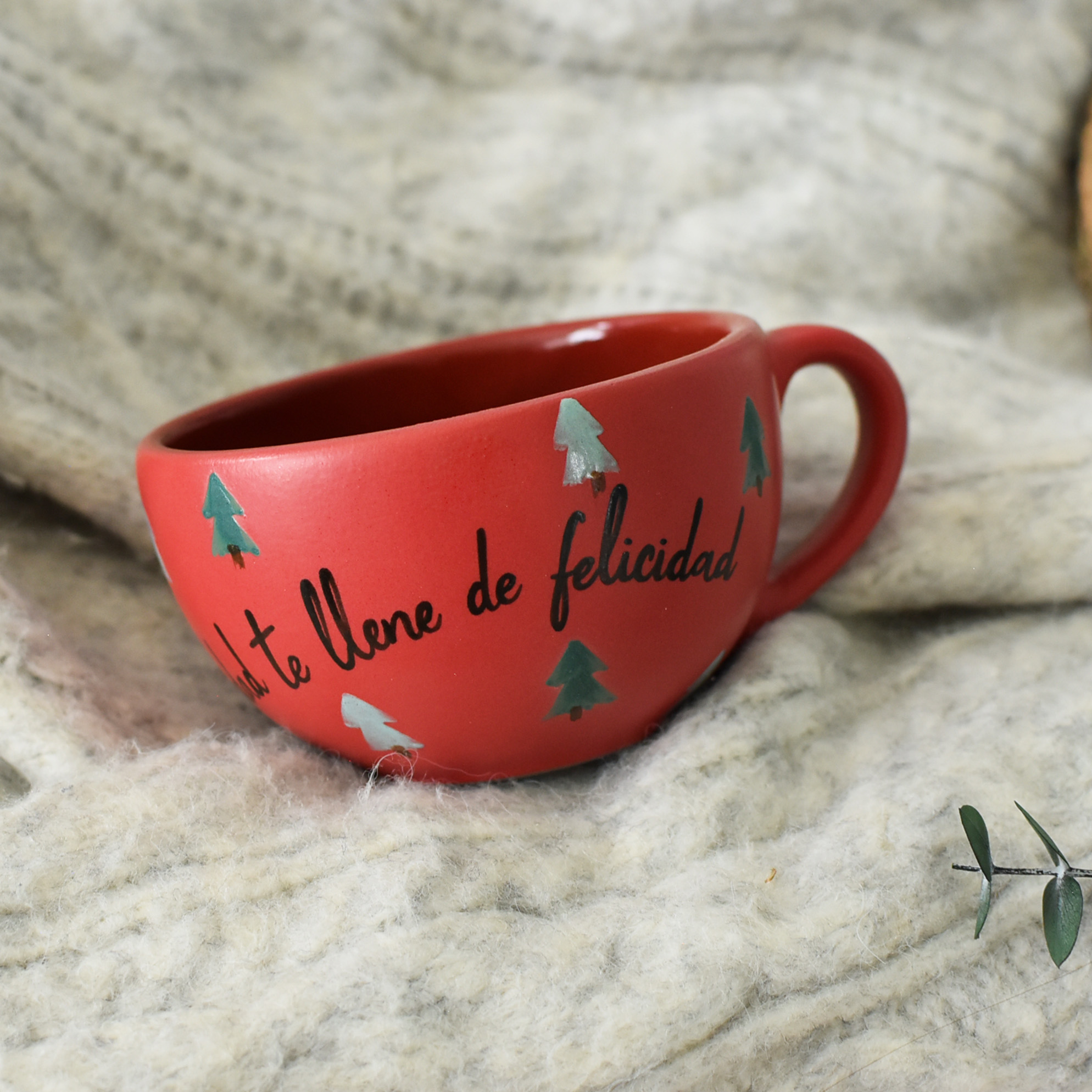 Taza Latte "Que la magia de la Navidad te llene de felicidad"