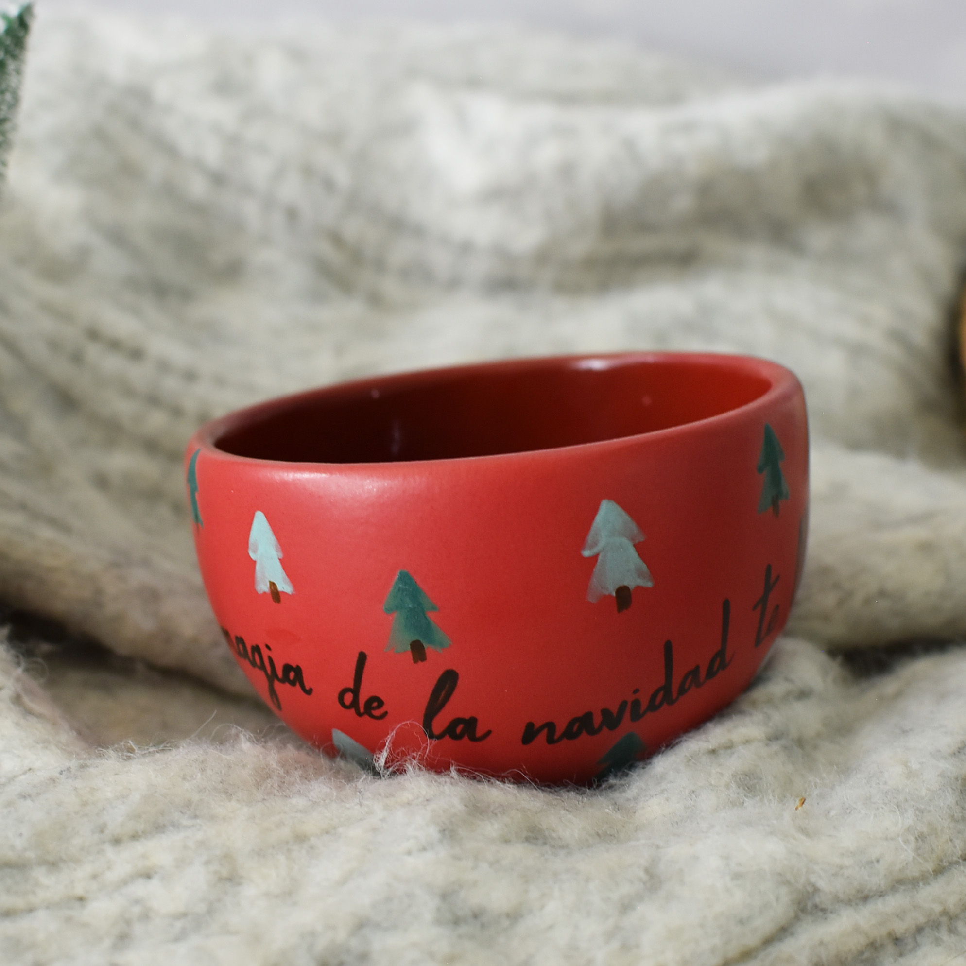Taza Latte "Que la magia de la Navidad te llene de felicidad"