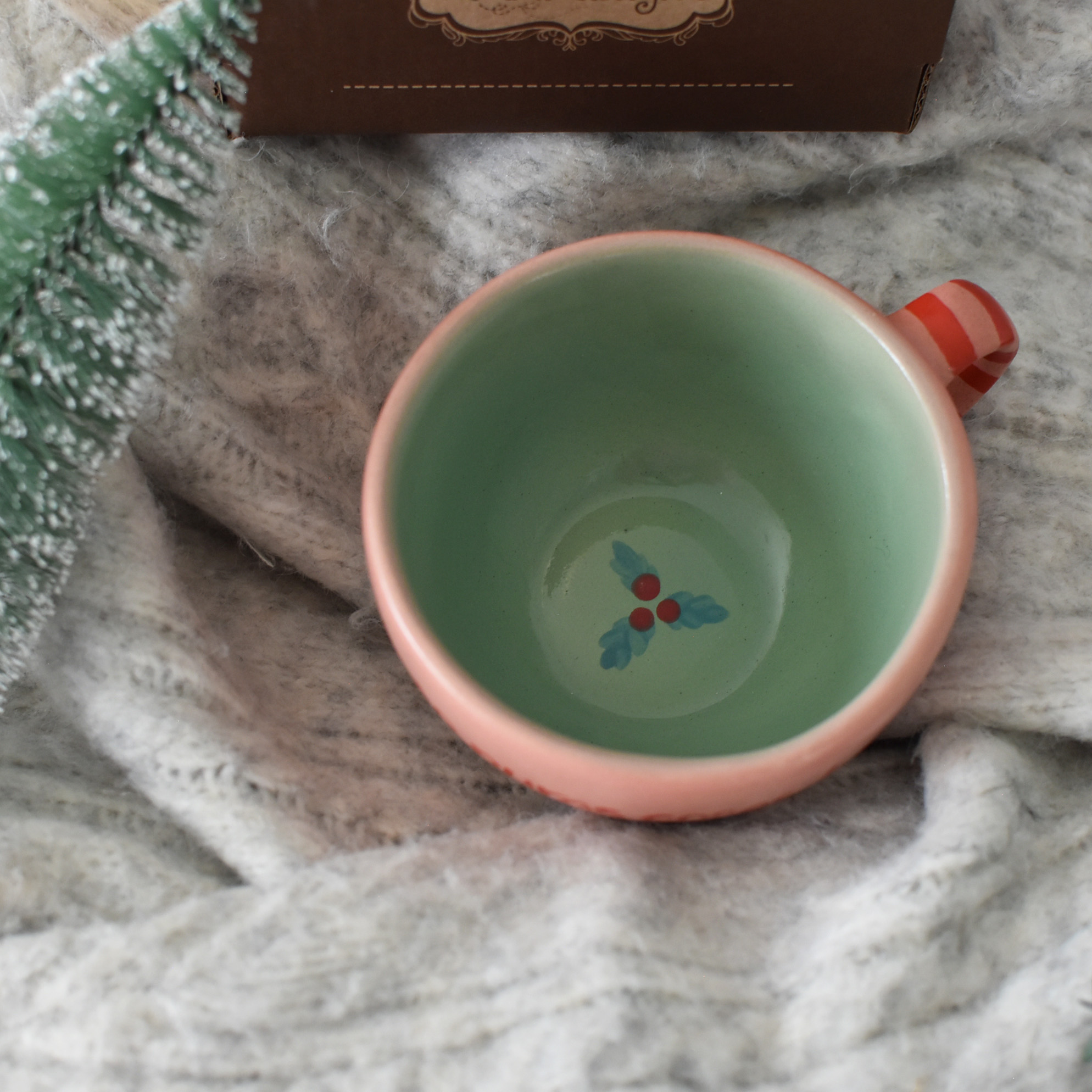 Taza Latte "Esta Navidad te deseo puras cosas bonitas"