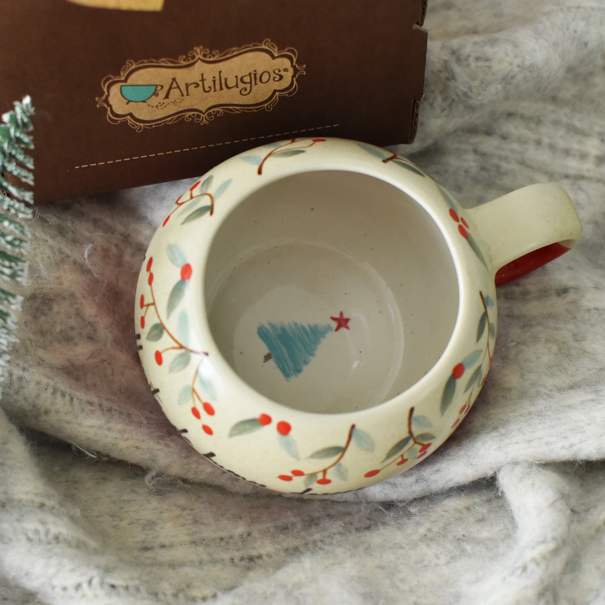 Taza Luna "Una taza llenita de buenos deseos"