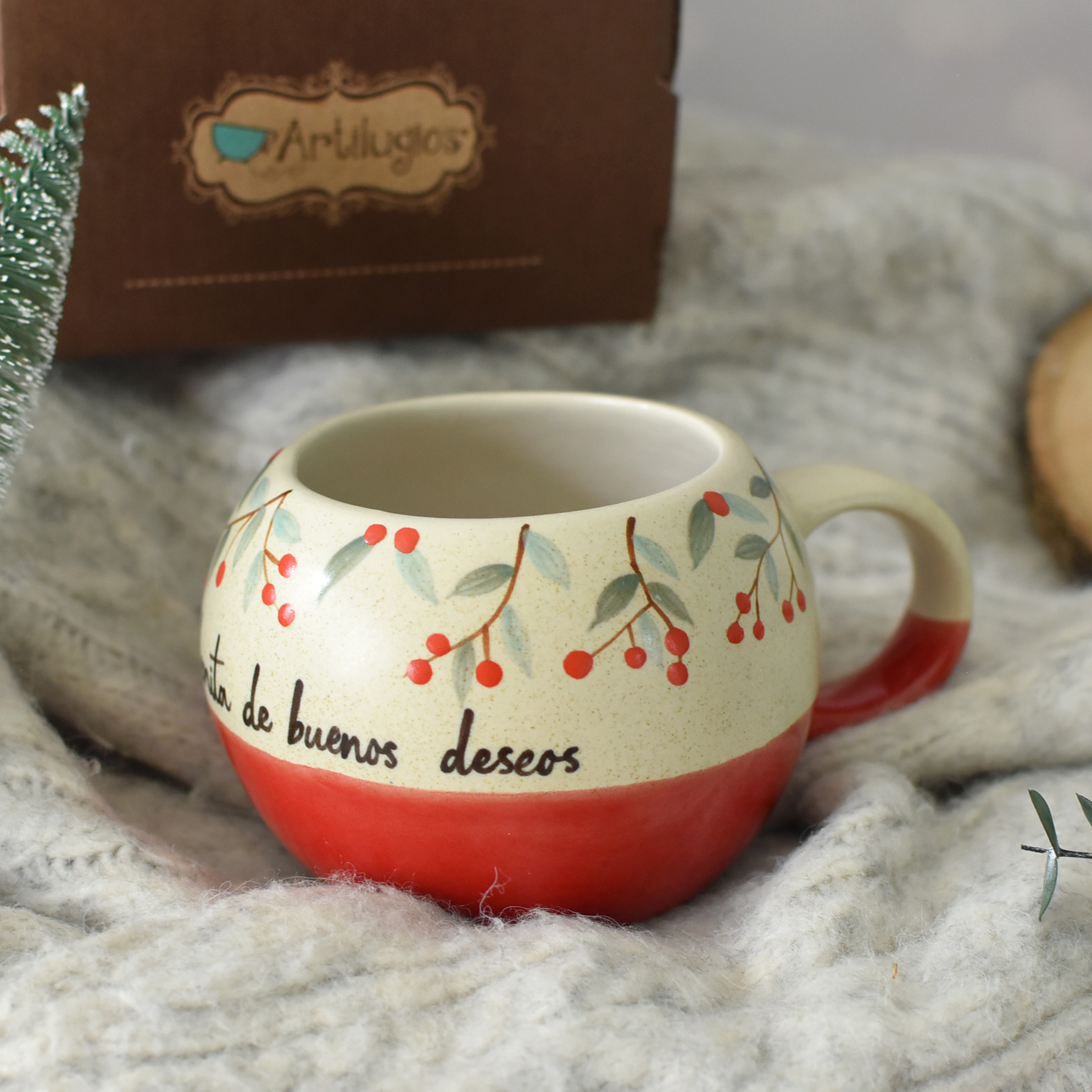 Taza Luna "Una taza llenita de buenos deseos"
