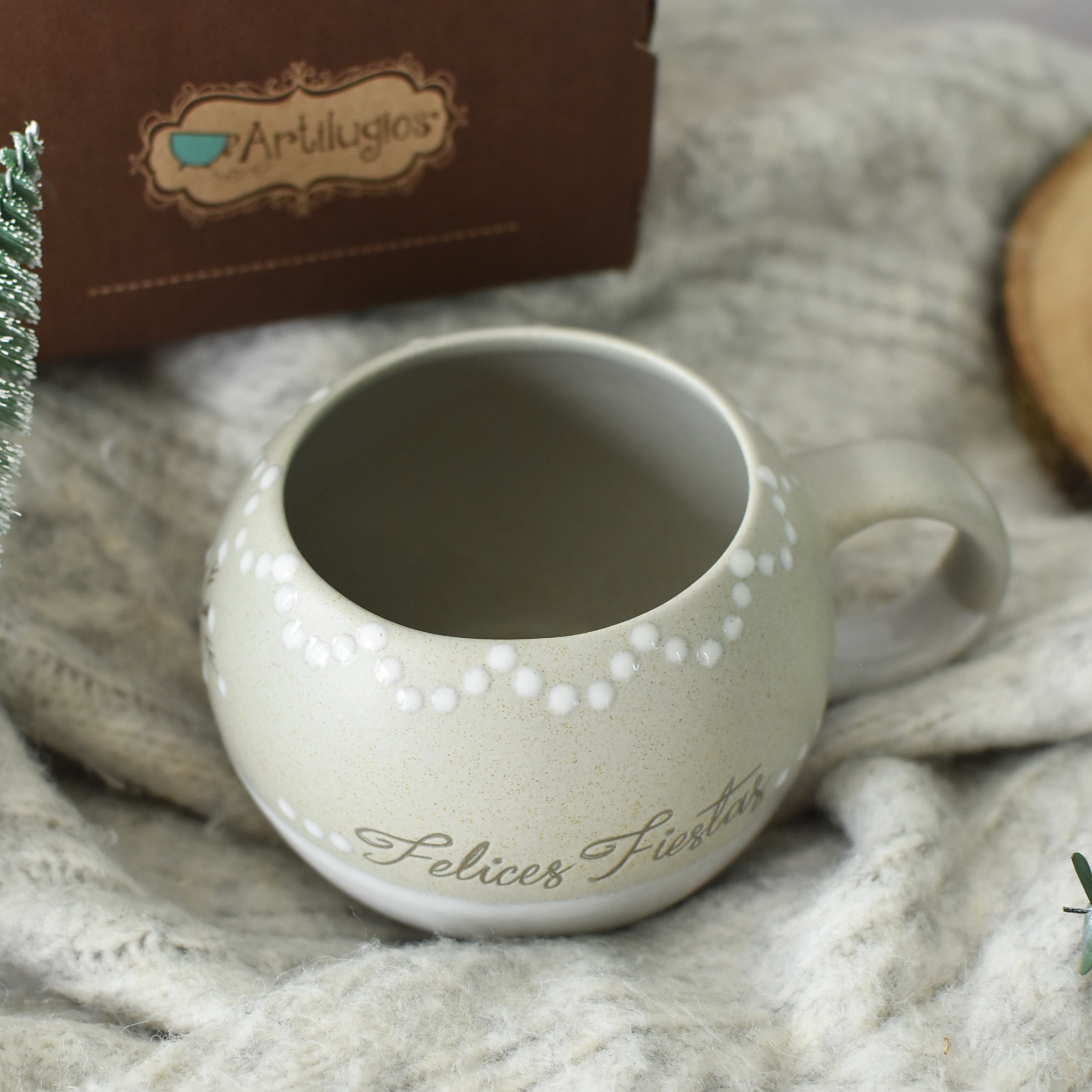 Taza Luna "Felices Fiestas"