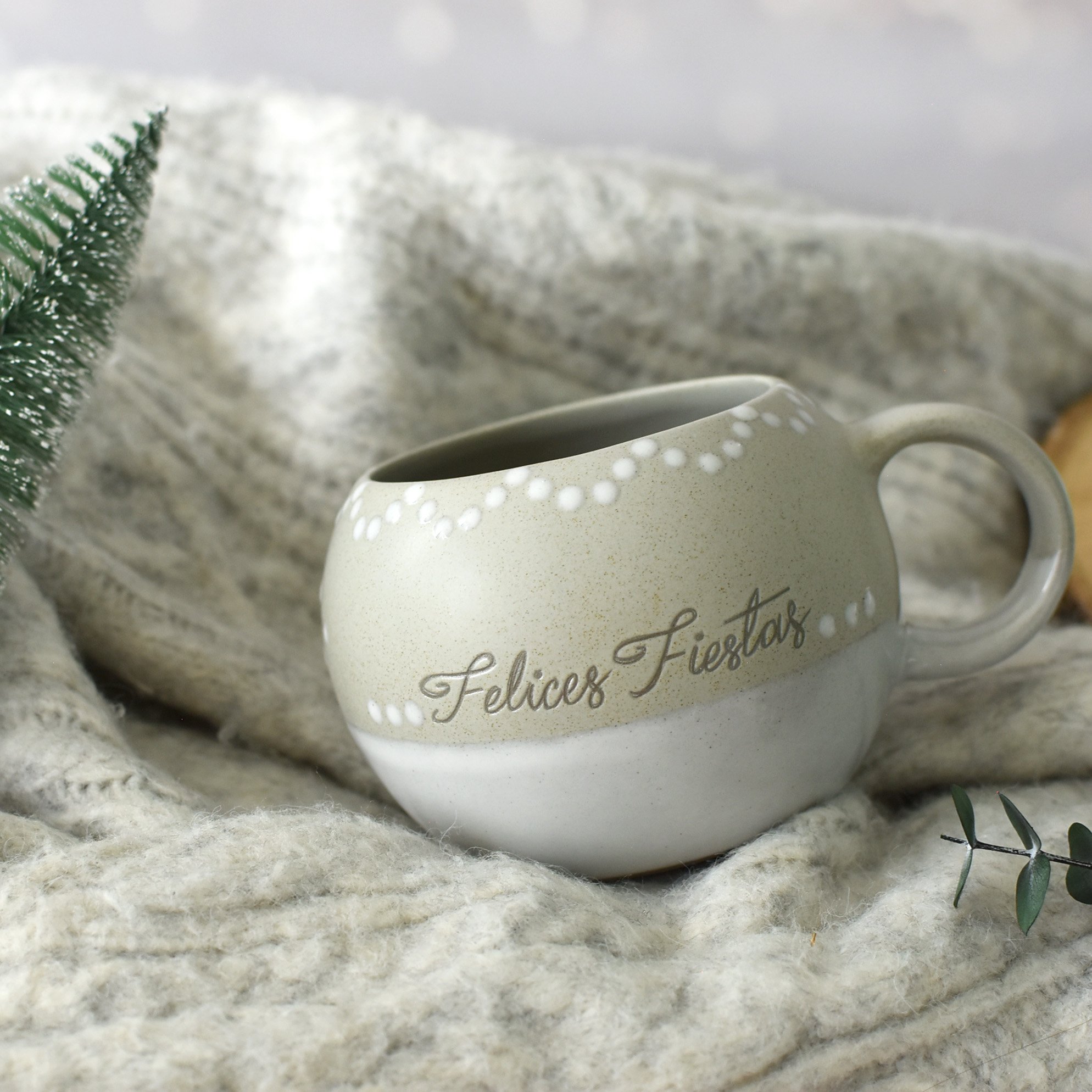 Taza Luna "Felices Fiestas"