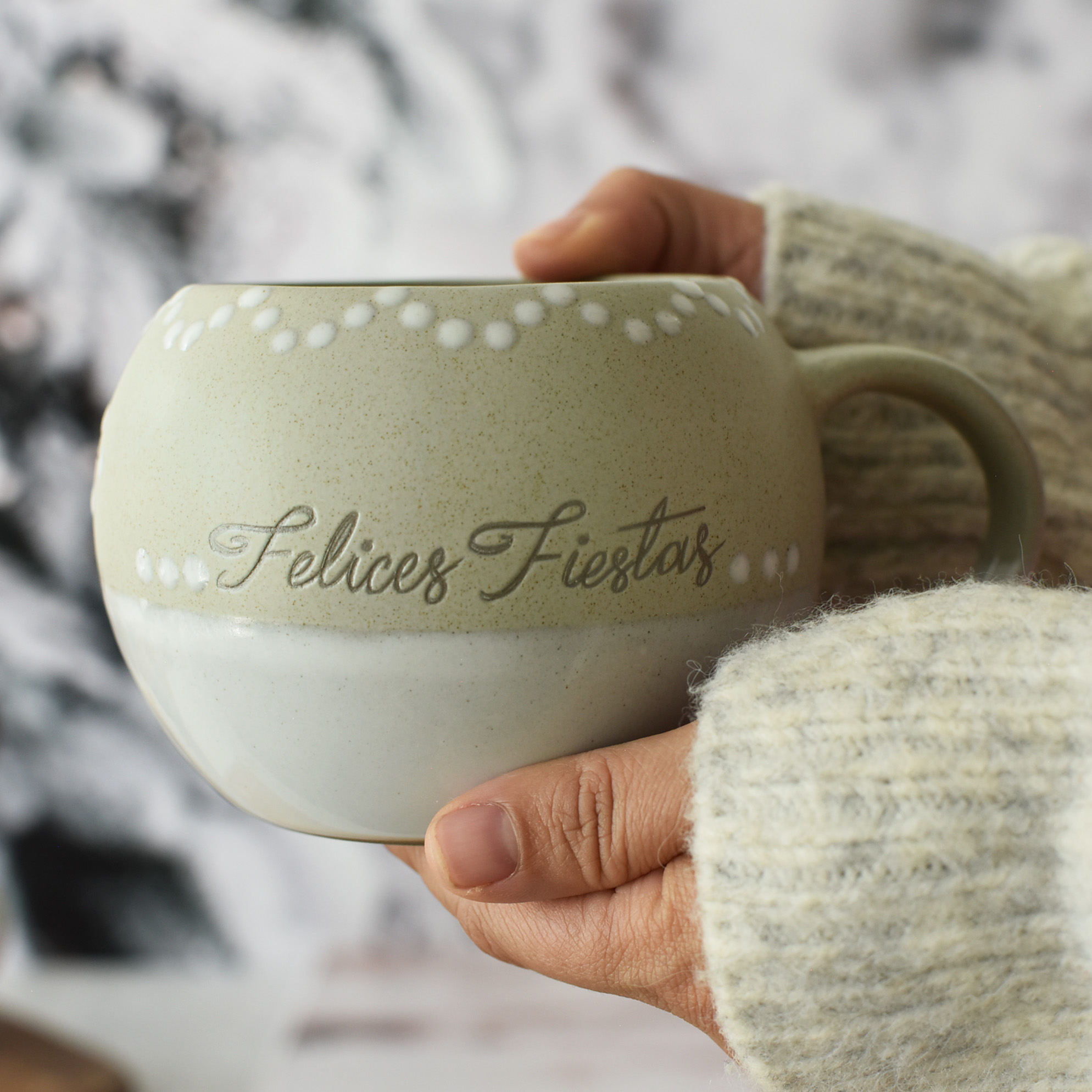 Taza Luna "Felices Fiestas"