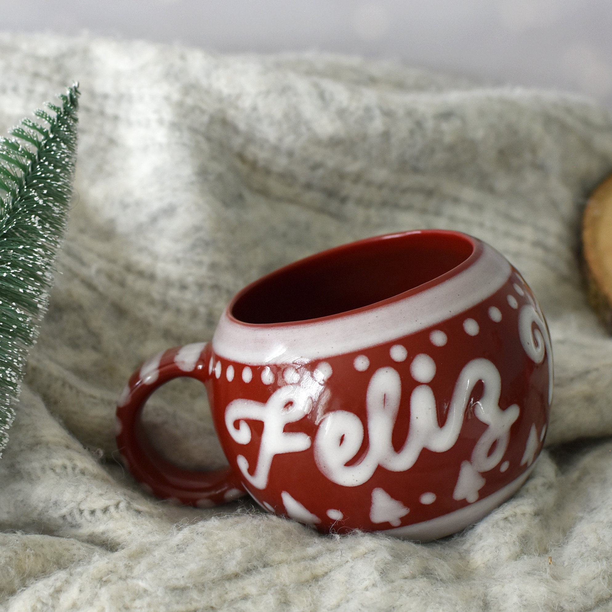 Taza Luna "Feliz Navidad"