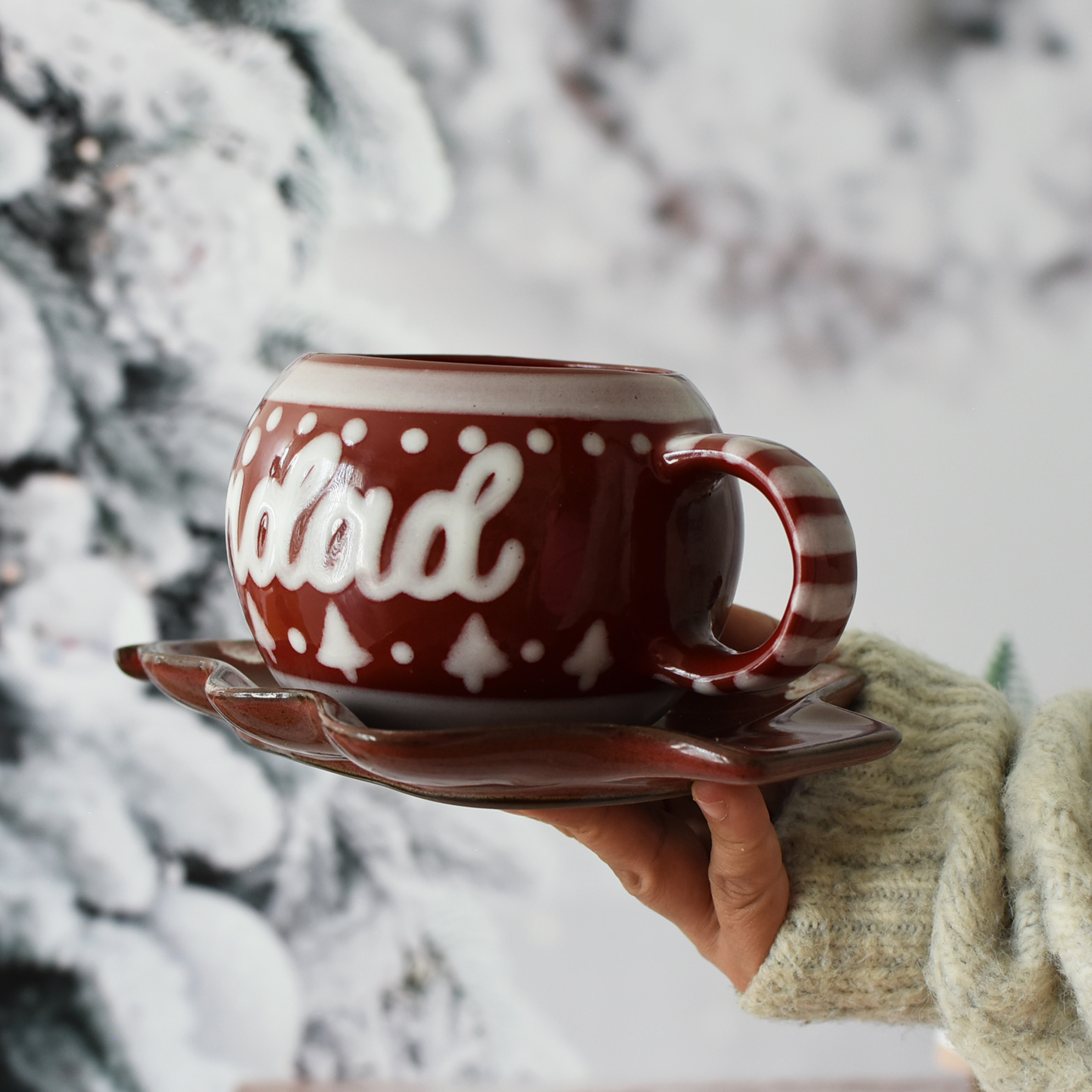 Platito Árbol "Rojo"