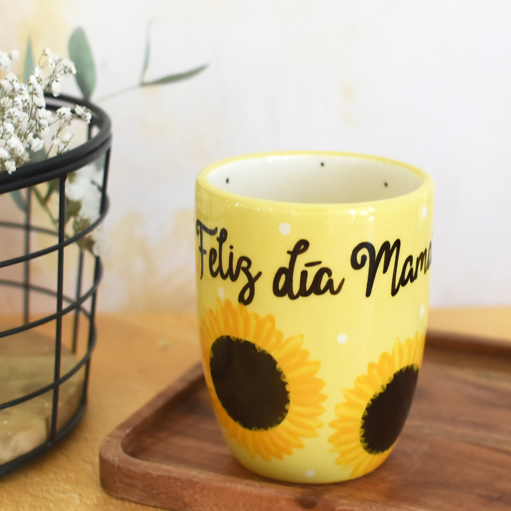 Taza Capuchino Feliz día Mamá